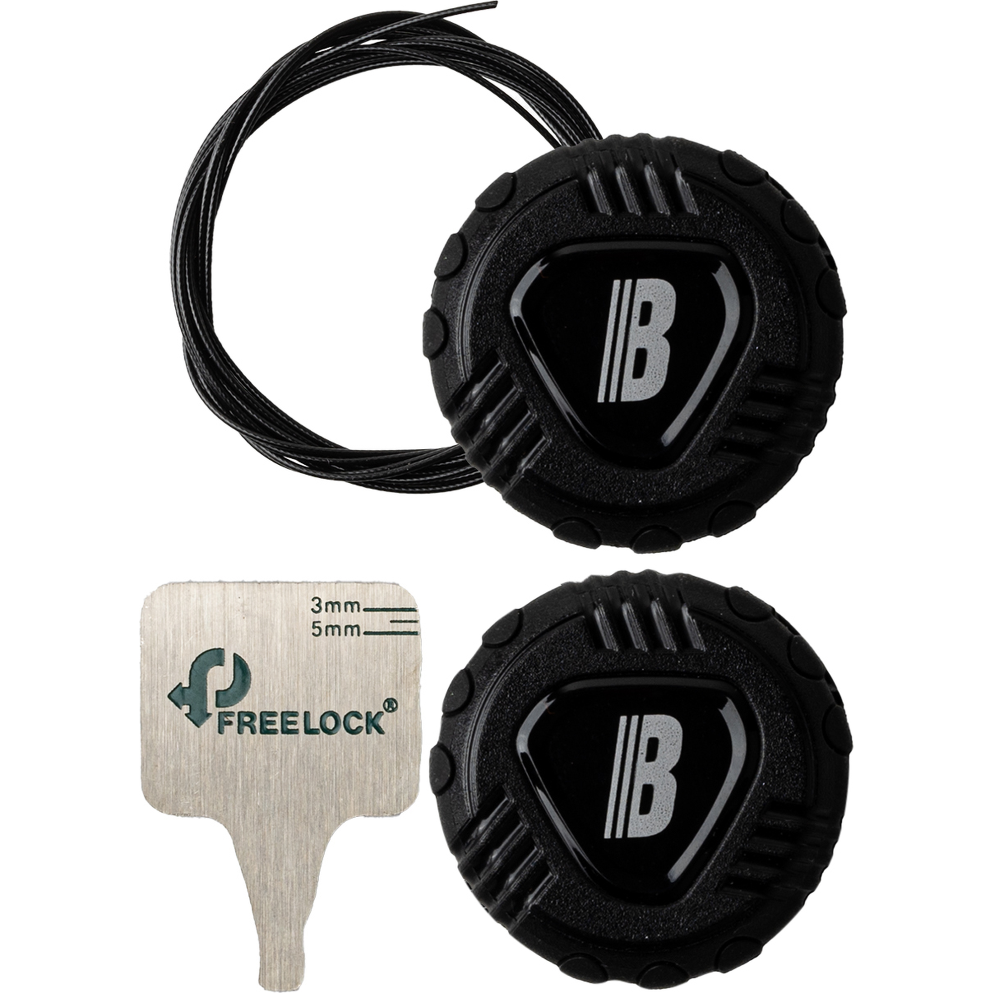 Blaklader Freelock Repair Kit For Low Shoes Side Mounted, Black/Medium Grey