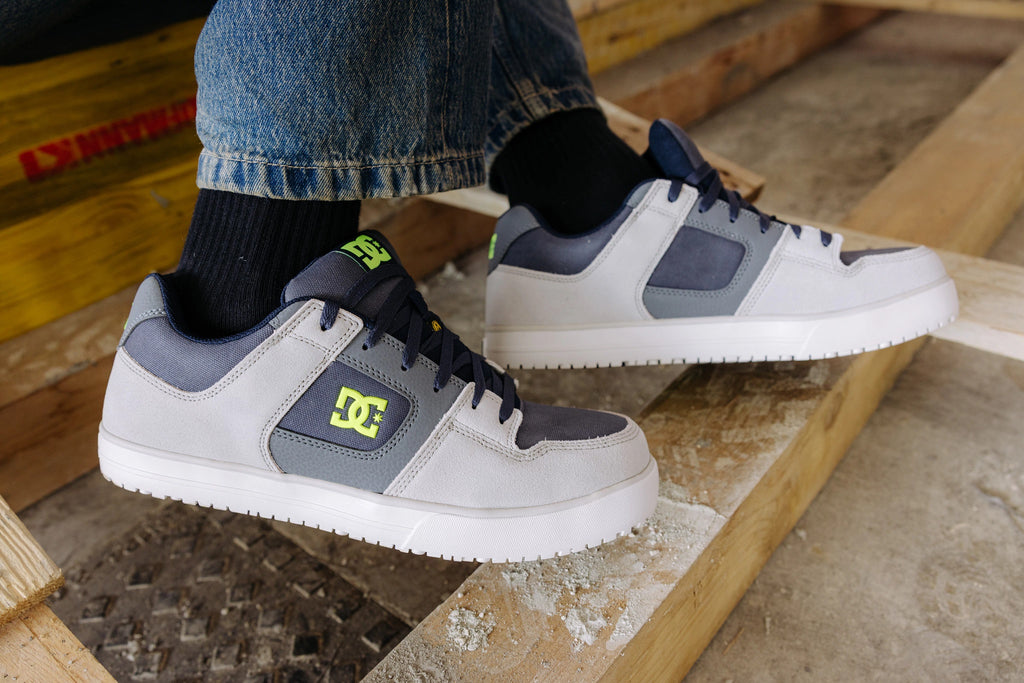 DC Shoes Pure Safety Safety Shoes S1PS, Gray/Blue (9)