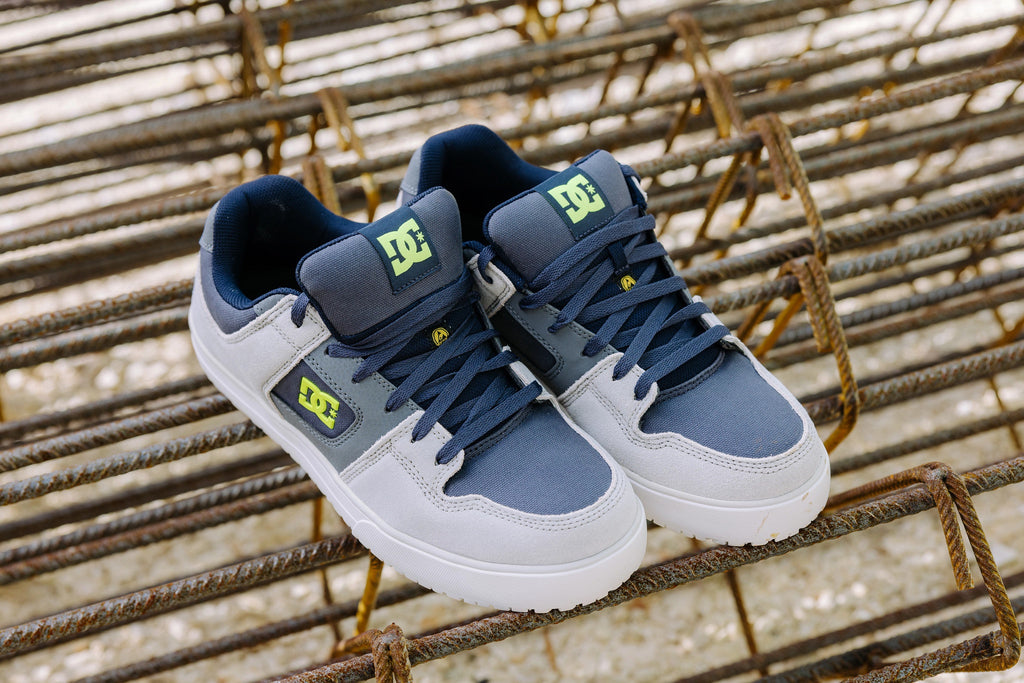 DC Shoes Pure Safety Safety Shoes S1PS, Gray/Blue (6)