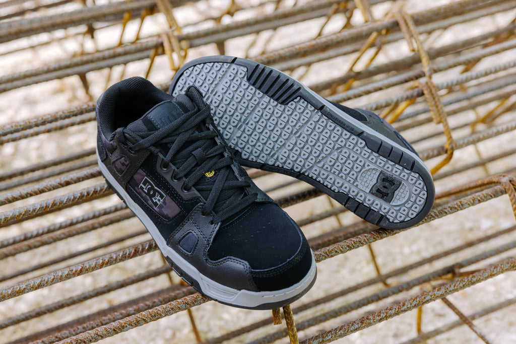 DC Shoes Stag Safety Safety Shoes S3S, Black/Gray (10)