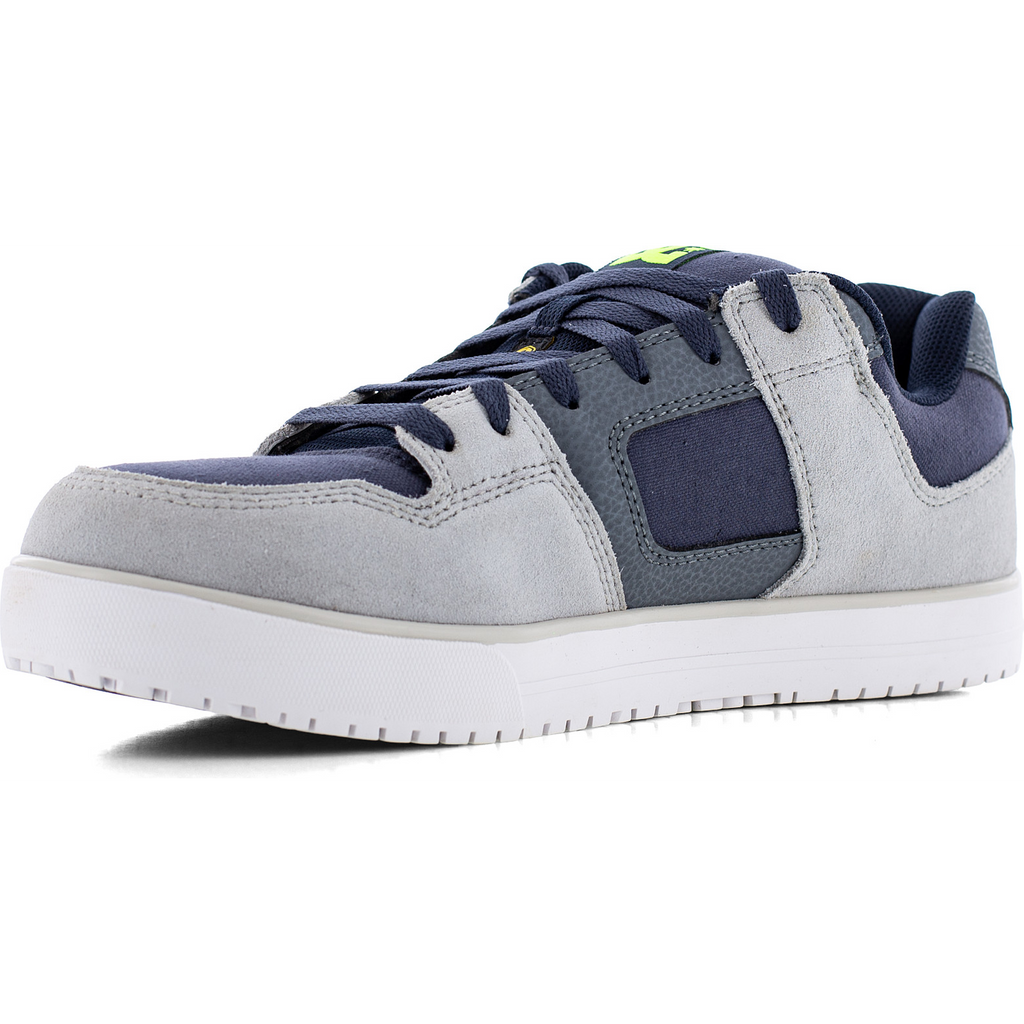 DC Shoes Pure Safety Safety Shoes S1PS, Gray/Blue (3)