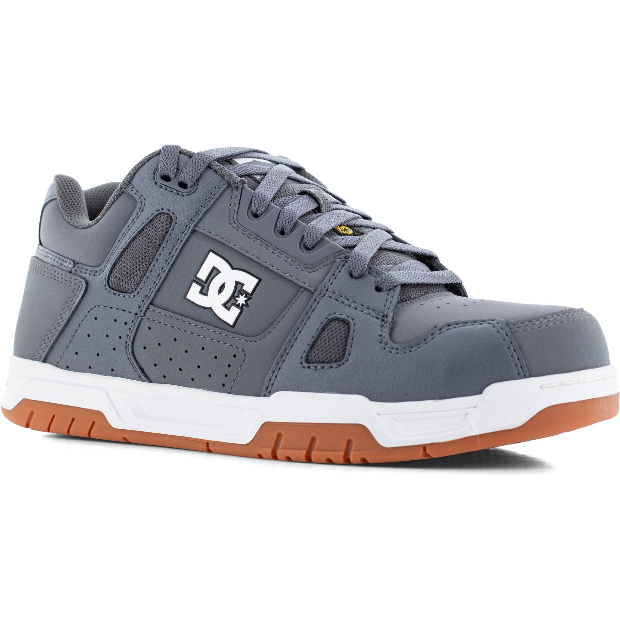 DC Shoes Stag Safety Safety Shoes S3S, Gray/Gum