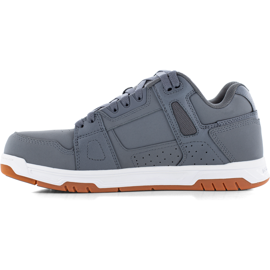 DC Shoes Stag Safety Safety Shoes S3S, Gray/Gum (4)
