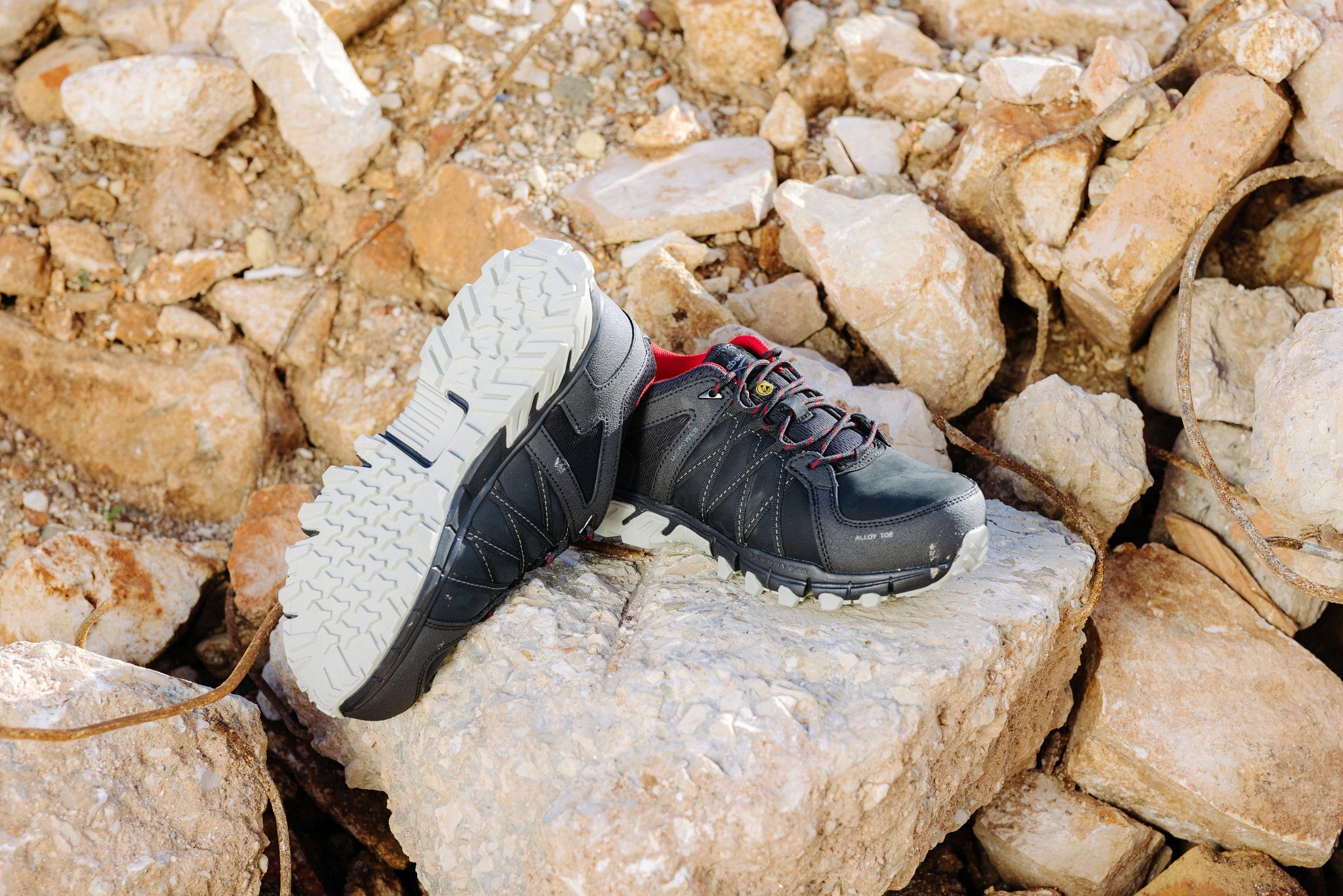 Reebok Trail Grip Safety Shoes S3, Black (9)