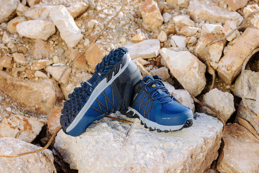 Reebok Trail Grip Safety Shoes S1P, Blue/Black (7)