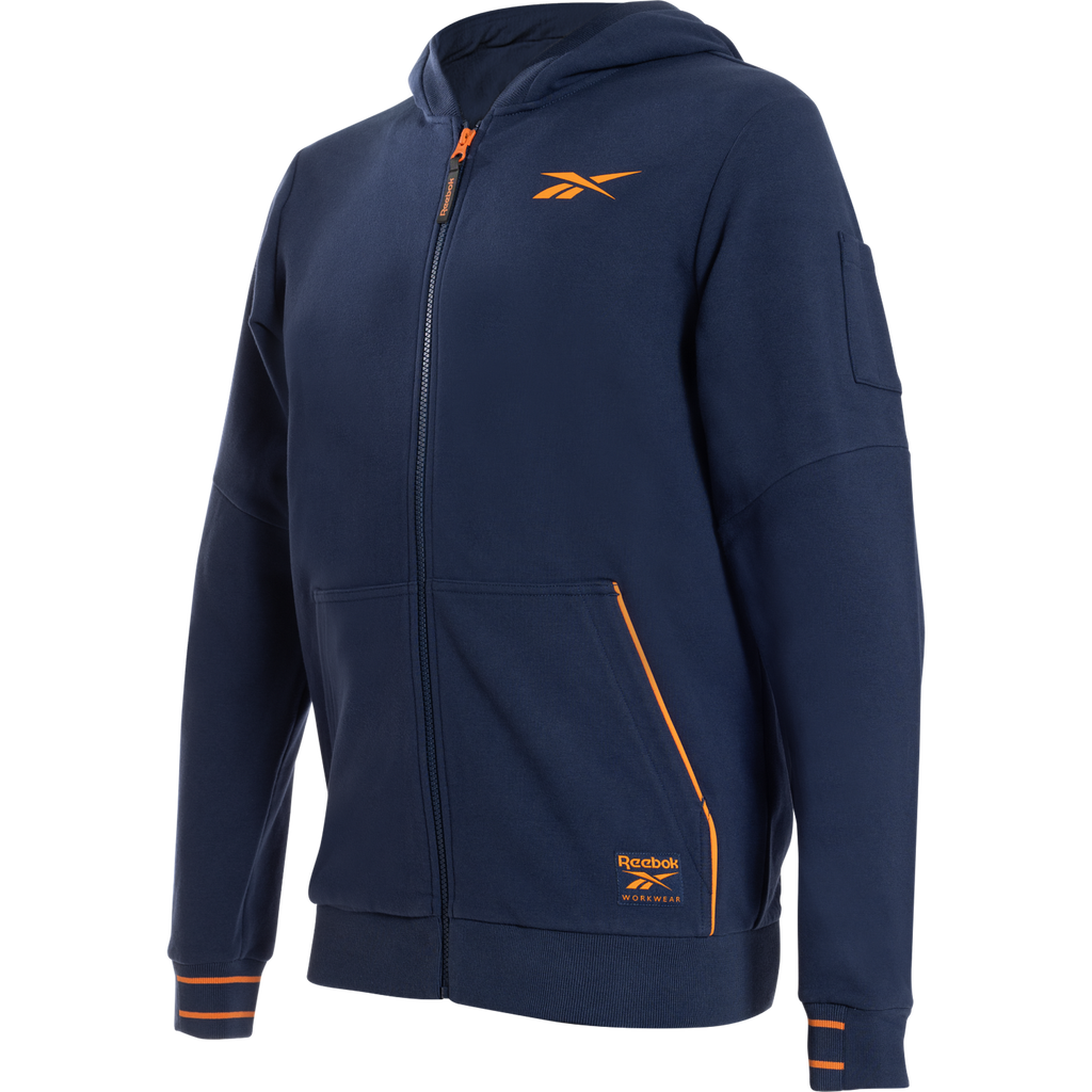 Reebok Mens Knitted Hoodie, Navy Blue