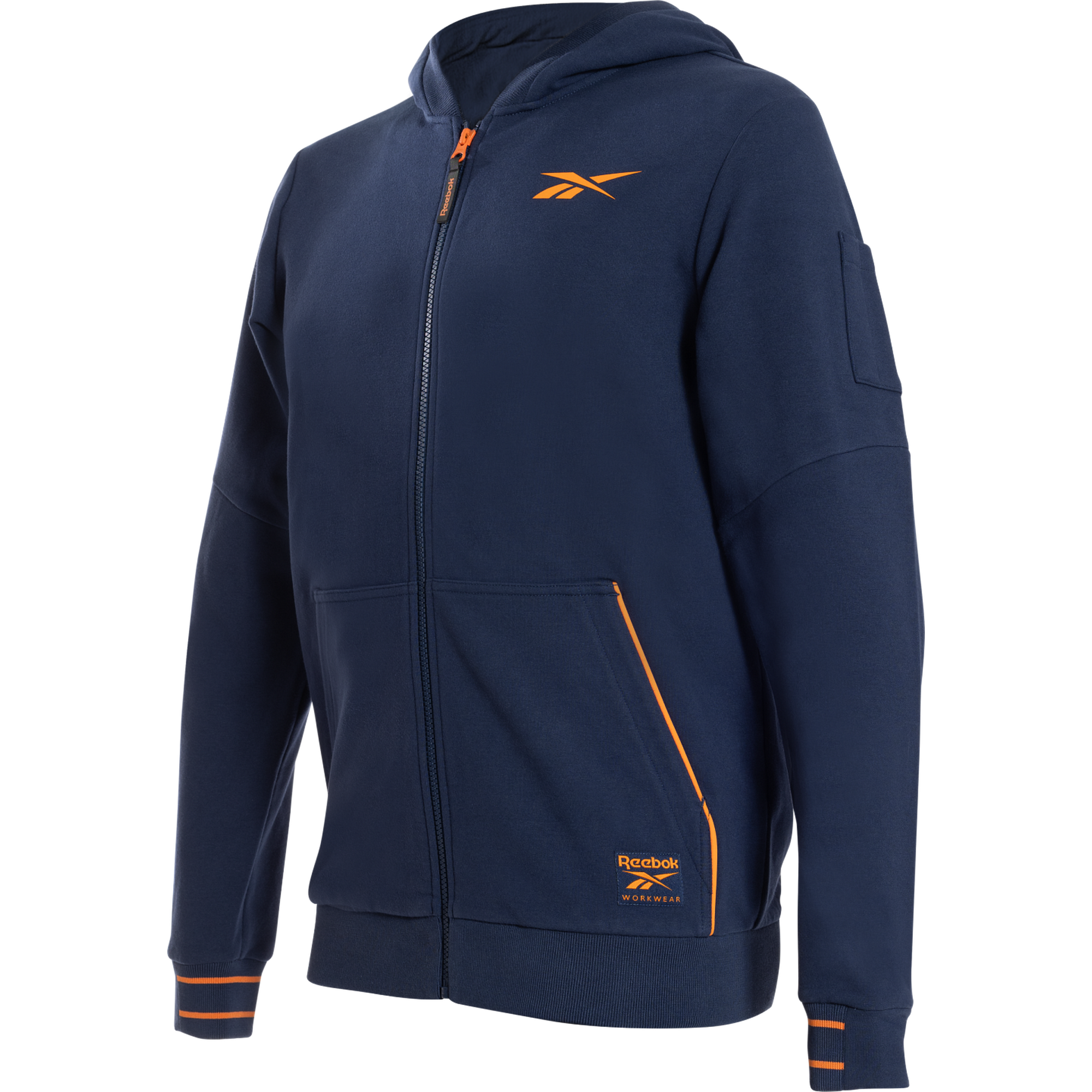 Reebok Mens Knitted Hoodie, Navy Blue