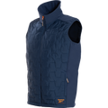 Reebok Mens Woven Padded Vest, Navy Blue