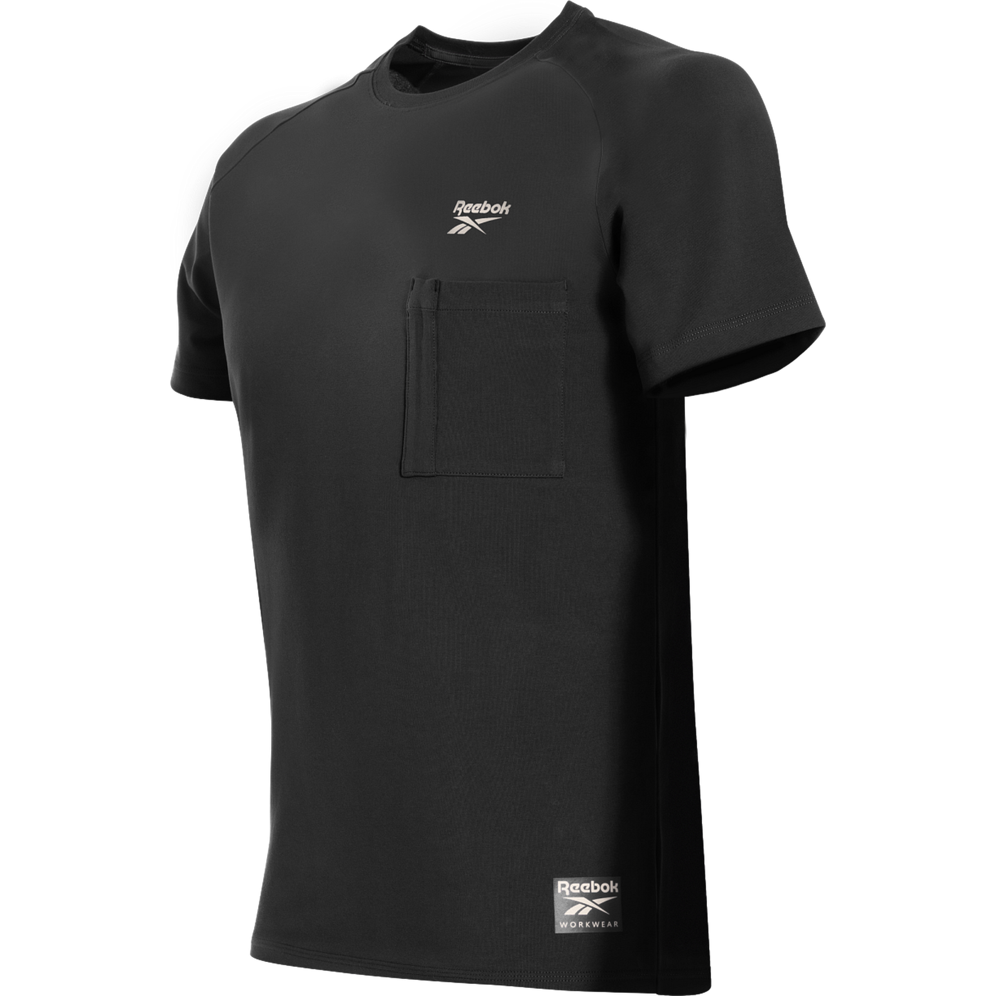 Reebok Lockup Mens Knitted T-shirt, Black