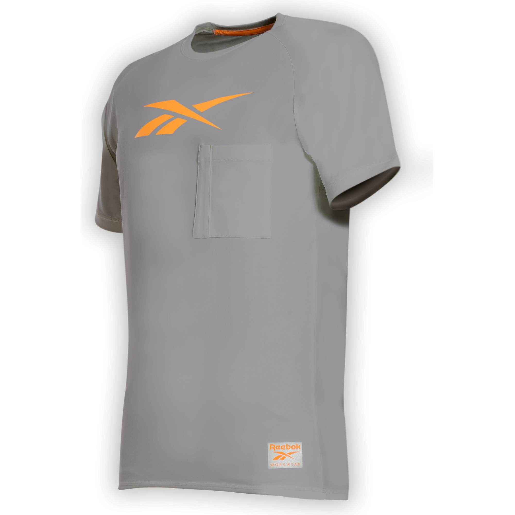 Reebok Vector Mens Knitted T-shirt, Light Grey