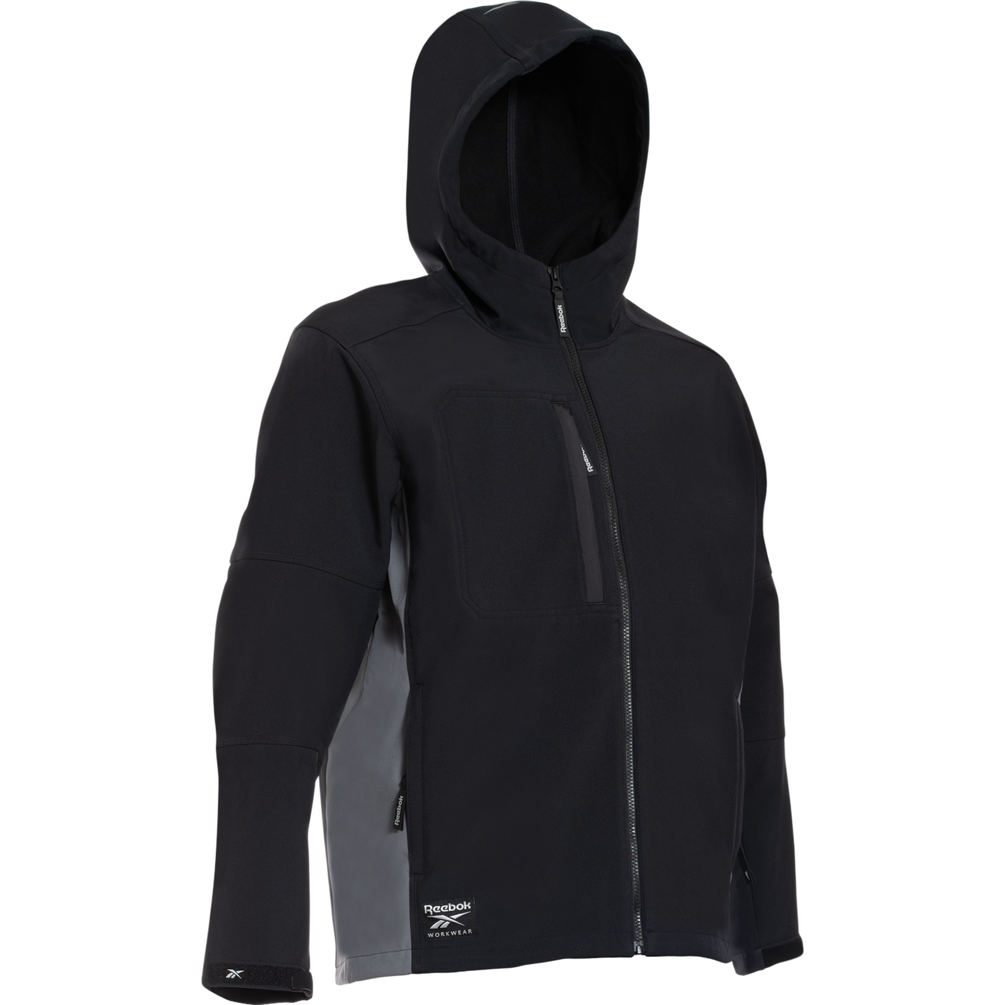 Reebok Mens Woven Softshell, Black