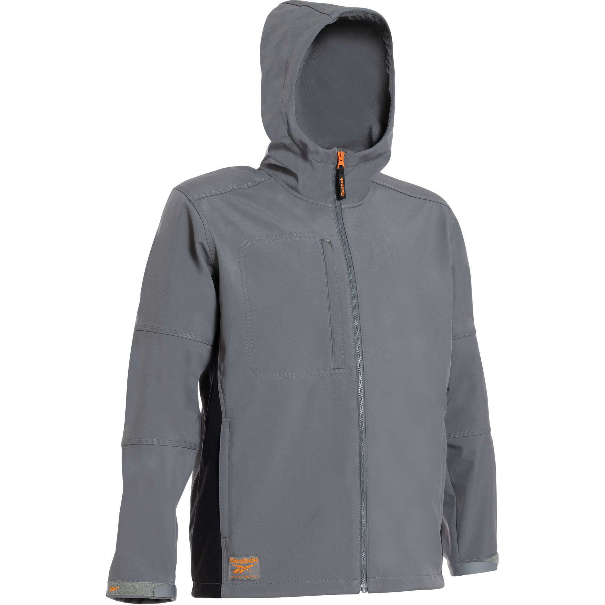 Reebok Mens Woven Softshell, Dark Grey