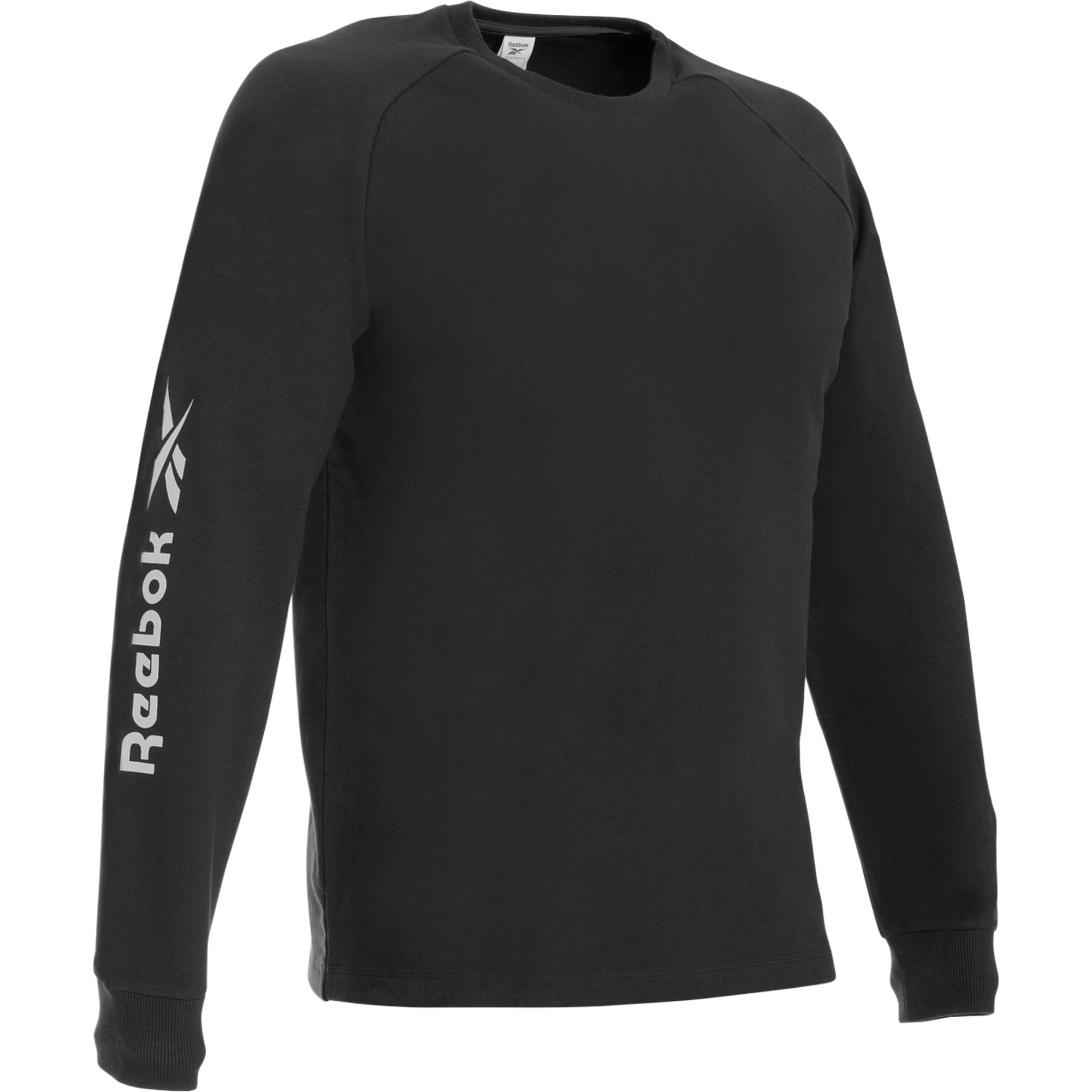 Reebok Mens Knitted Sweatshirt, Black