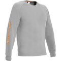 Reebok Mens Knitted Sweatshirt, Light Grey