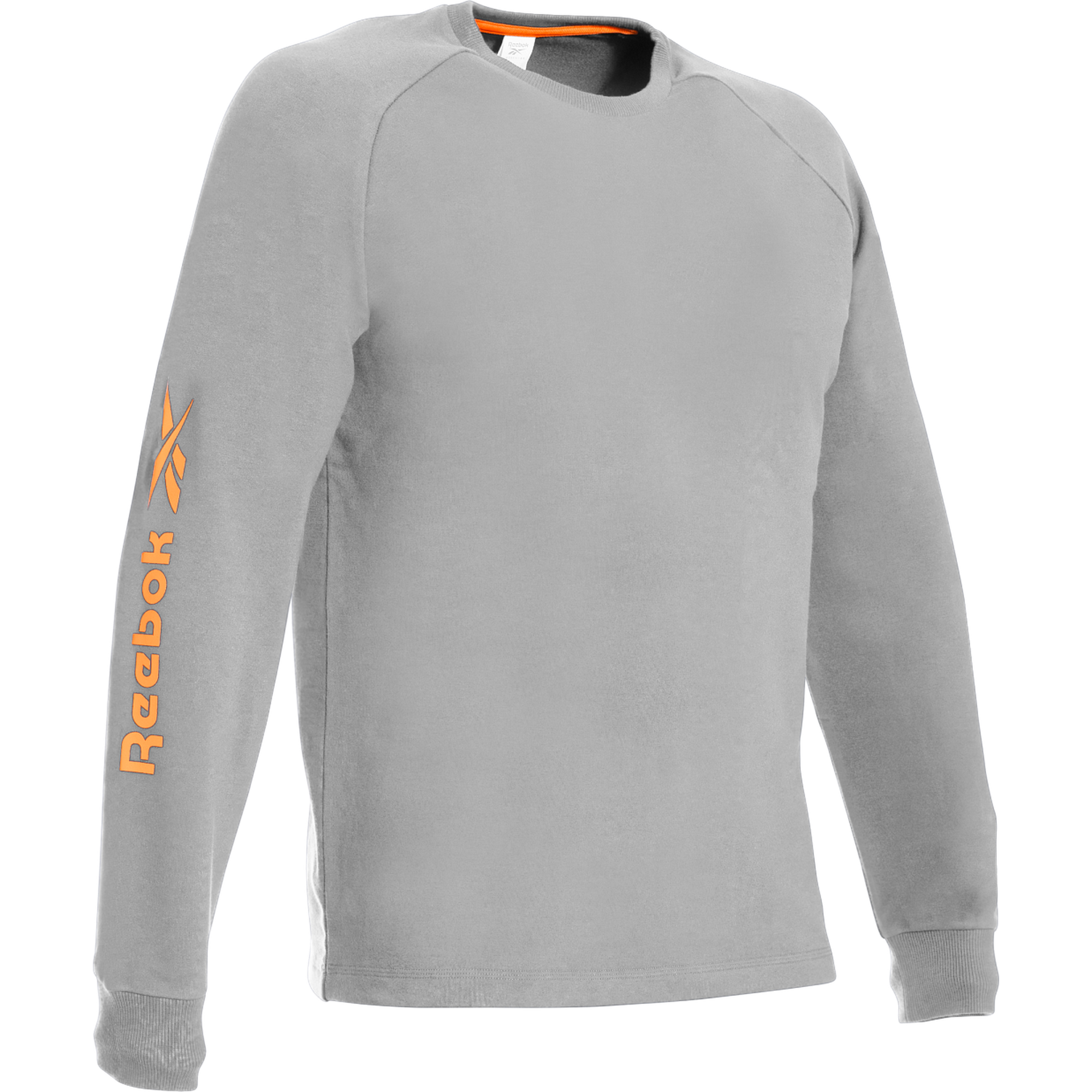 Reebok Mens Knitted Sweatshirt, Light Grey