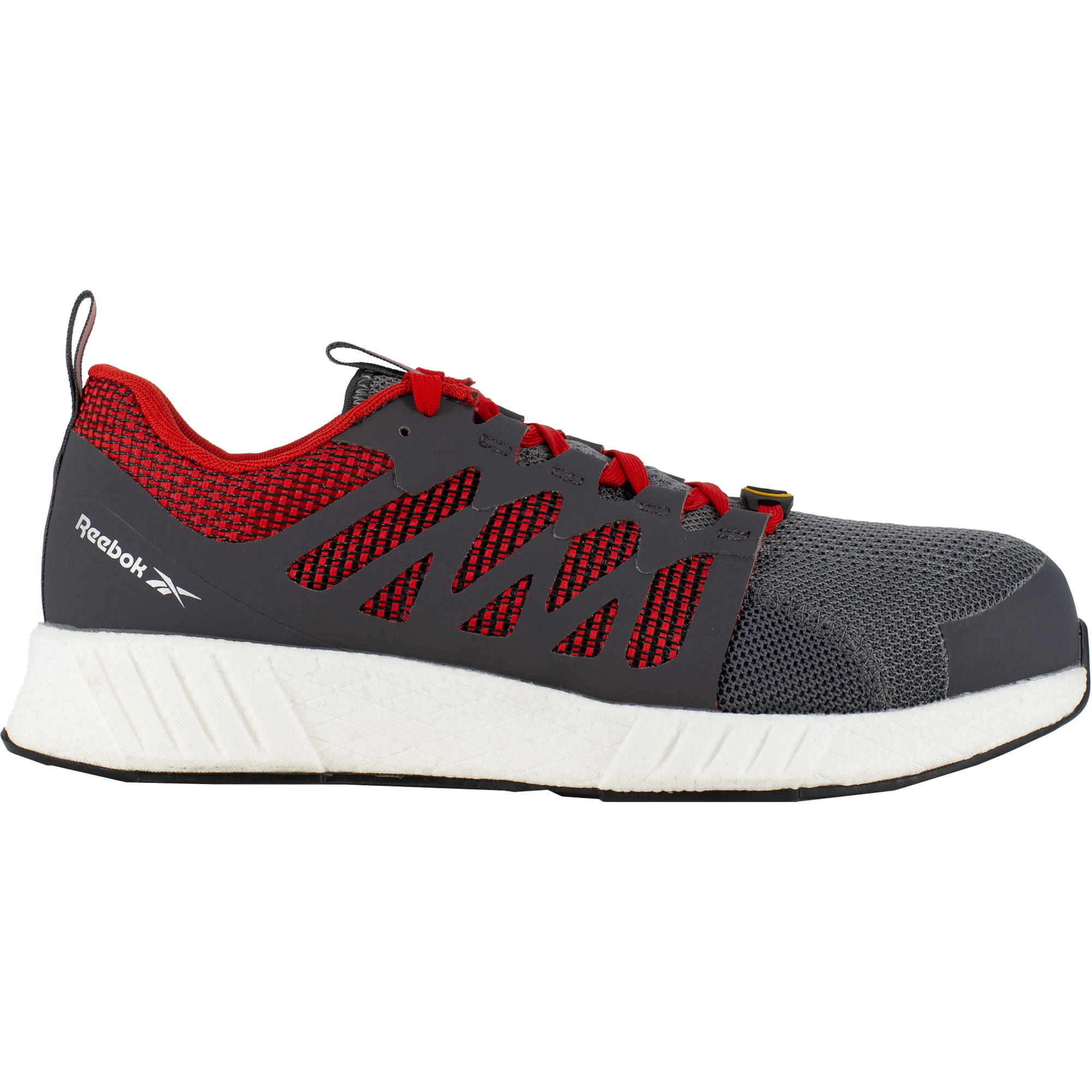 Reebok Fusion Flexweave Safety Shoes S1P, Grey/Red/White