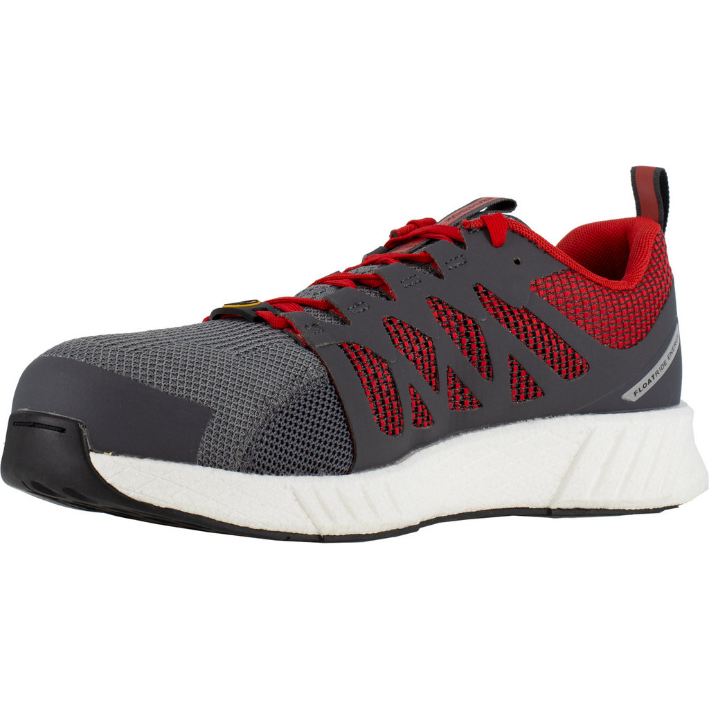 Reebok Fusion Flexweave Safety Shoes S1P, Grey/Red/White (2)