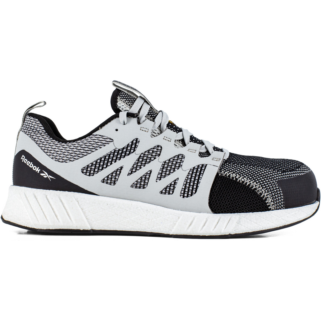 Reebok Fusion Flexweave Safety Shoes S1P, Black/Grey/White (2)