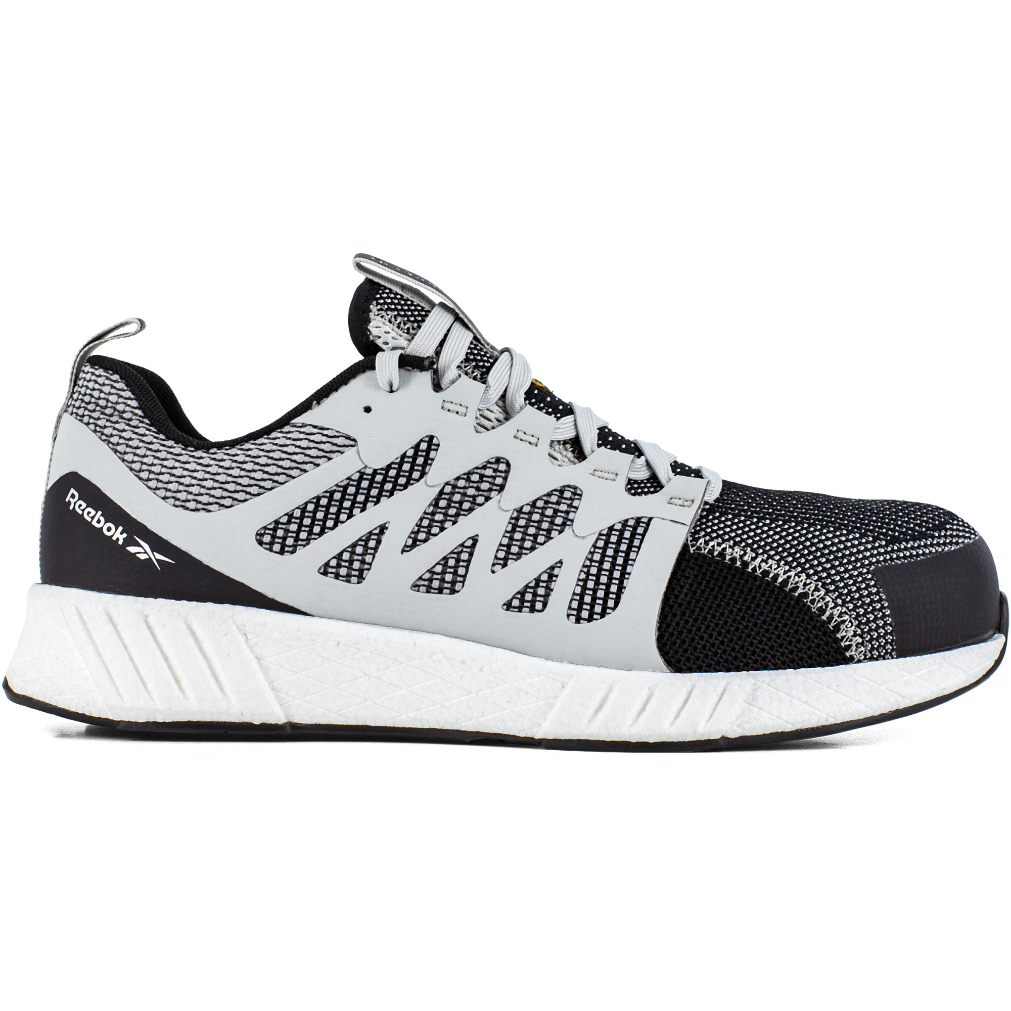 Reebok Fusion Flexweave Safety Shoes S1P, Black/Grey/White (2)