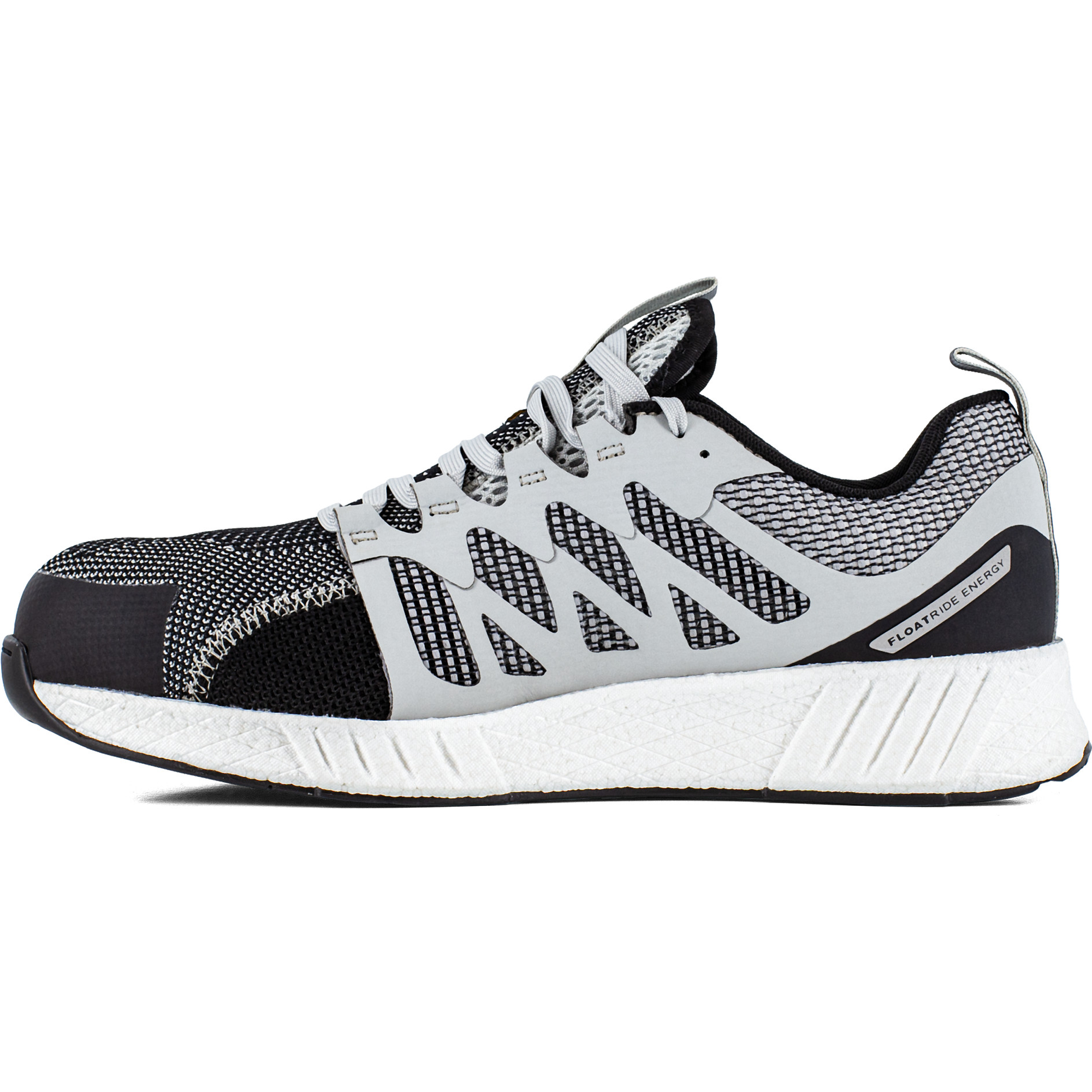 Reebok Fusion Flexweave Safety Shoes S1P, Black/Grey/White (4)