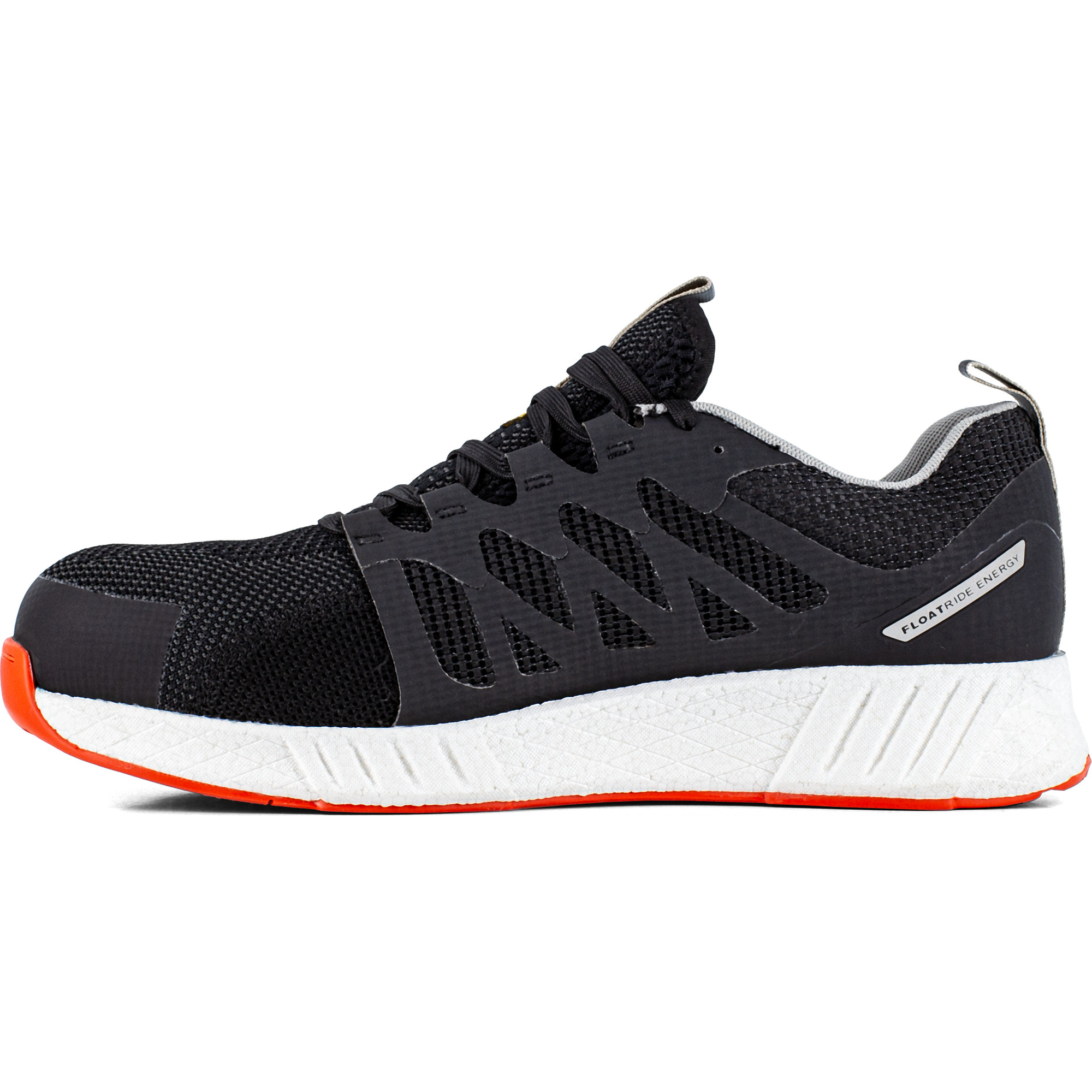 Reebok Fusion Flexweave Safety Shoes S1P, Black/White/Orange (4)