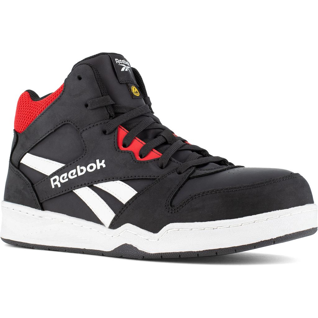 Reebok BB4500 High Safety Shoes S3, White/Red