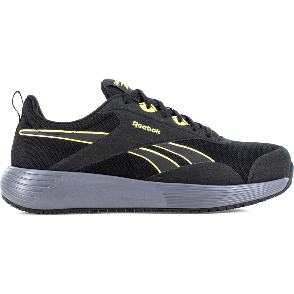 Reebok Lite Plus Safety Shoes S1PS, Black/Neon (2)