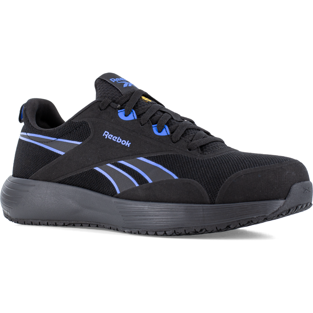 Reebok Lite Plus Safety Shoes S1PS, Black/Blue