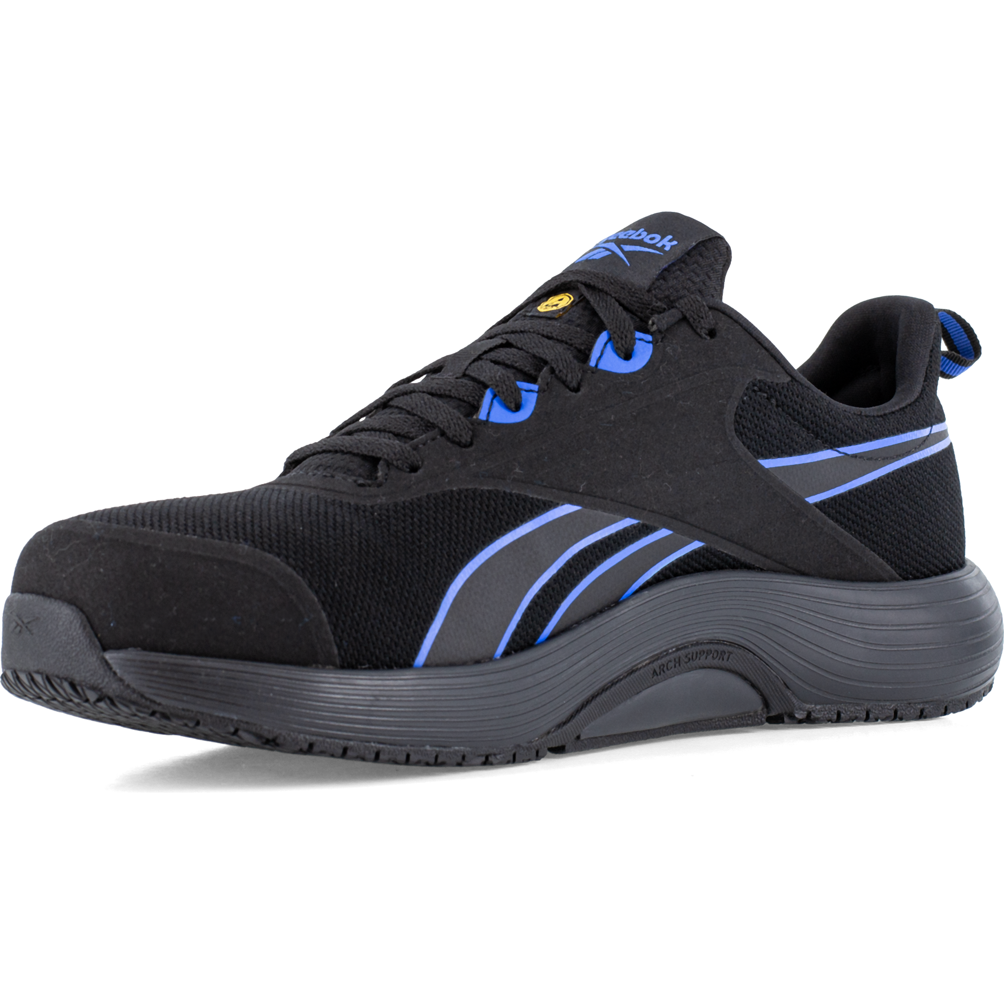 Reebok Lite Plus Safety Shoes S1PS, Black/Blue (3)