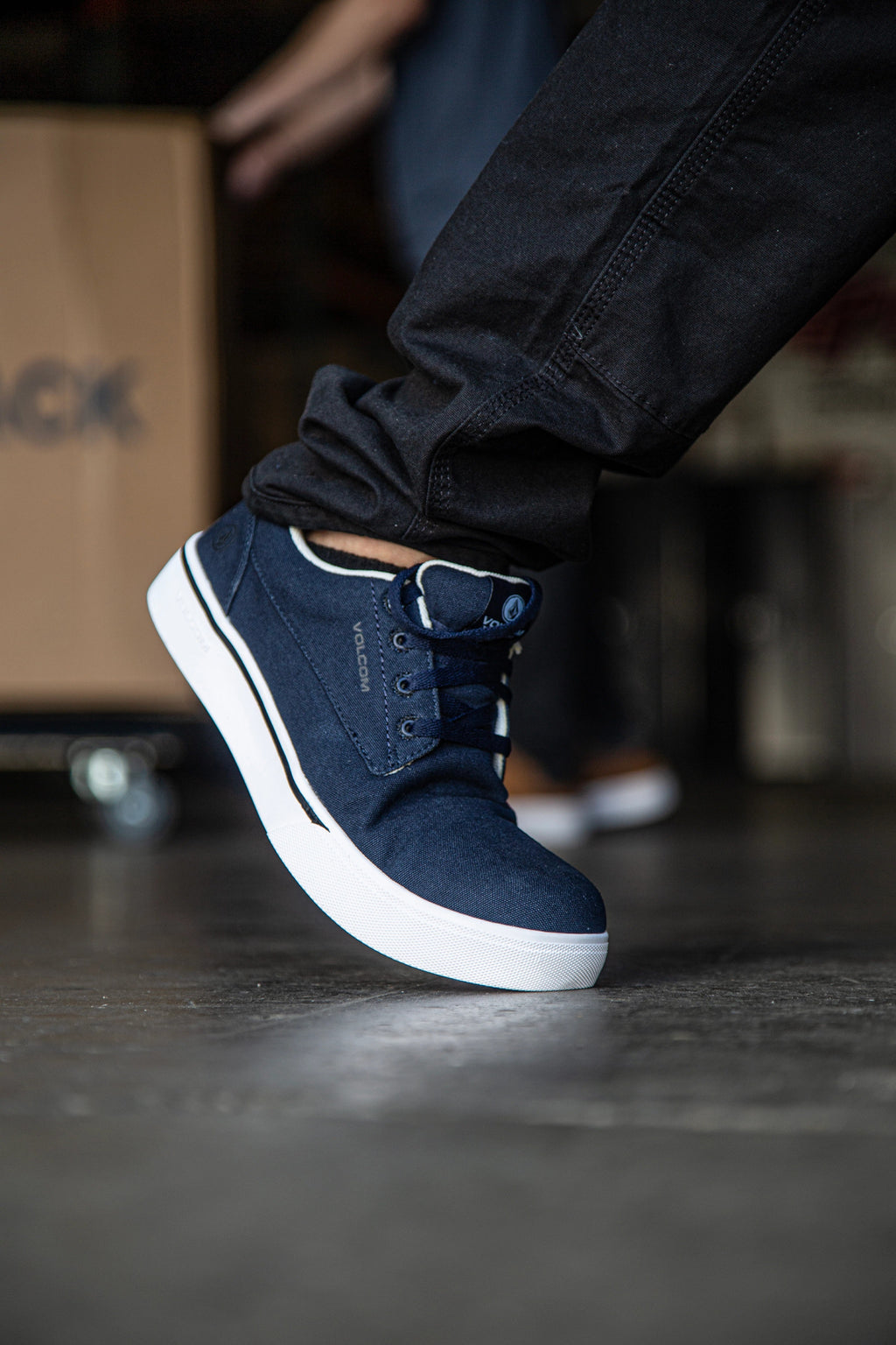 Volcom True Safety Shoes S1PS, Navy Blue (8)