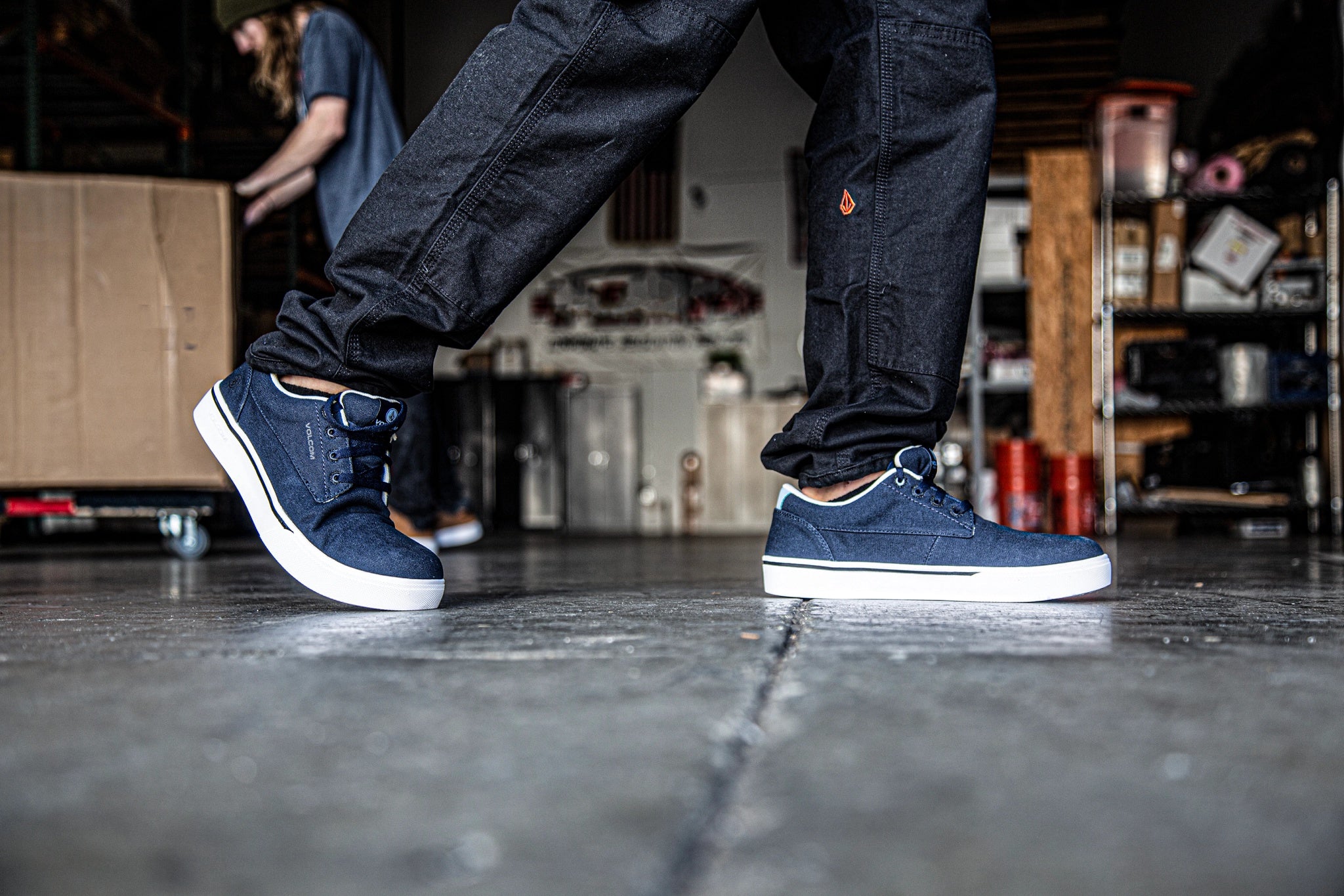 Volcom True Safety Shoes S1PS, Navy Blue (7)