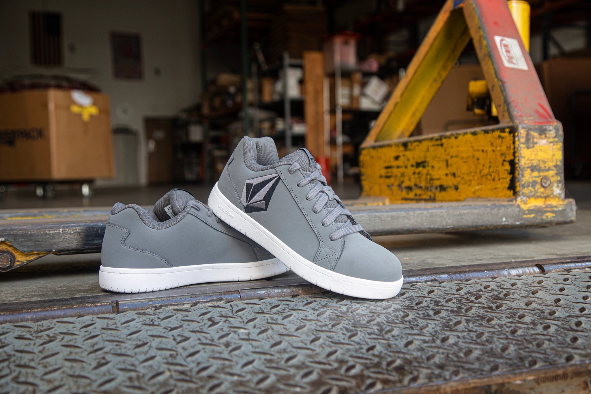 Volcom Stone Safety Shoes S3S, Dark Grey (7)