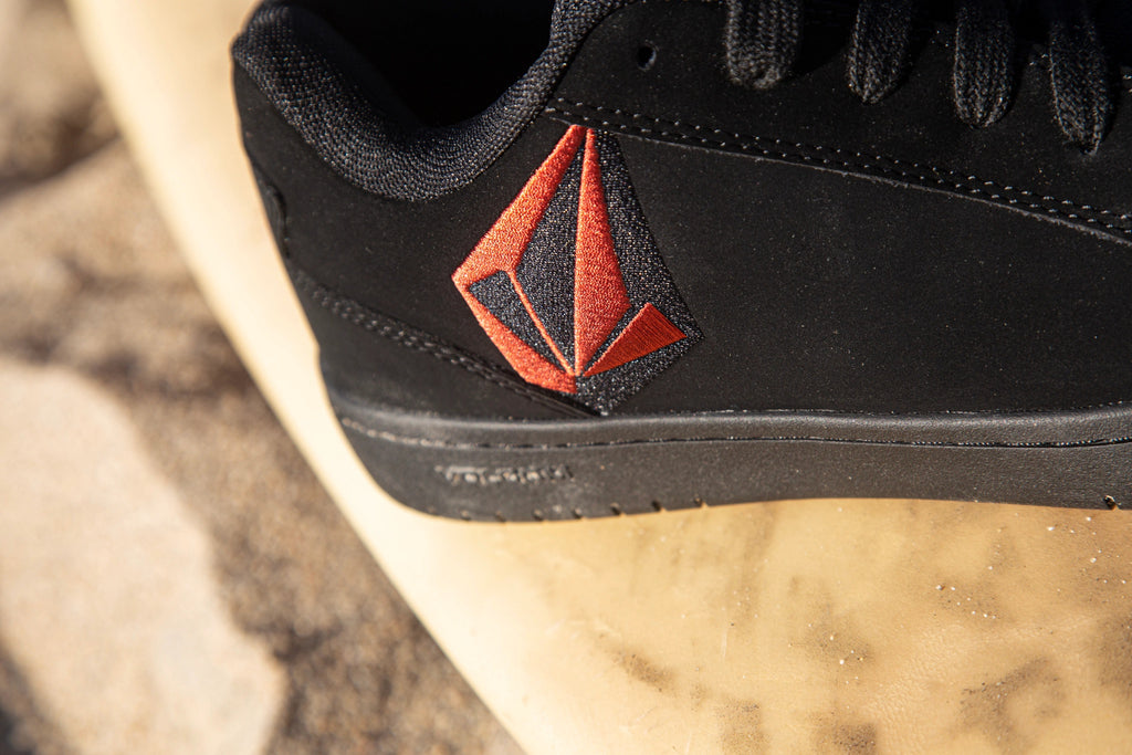 Volcom Stone Safety Shoes S3S, Black/Red (10)