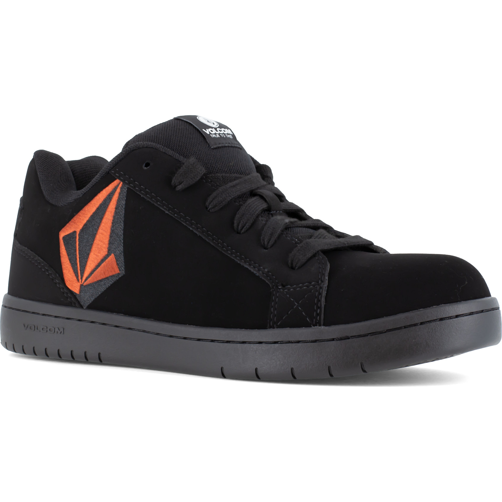 Volcom Stone Safety Shoes S3S, Black/Red