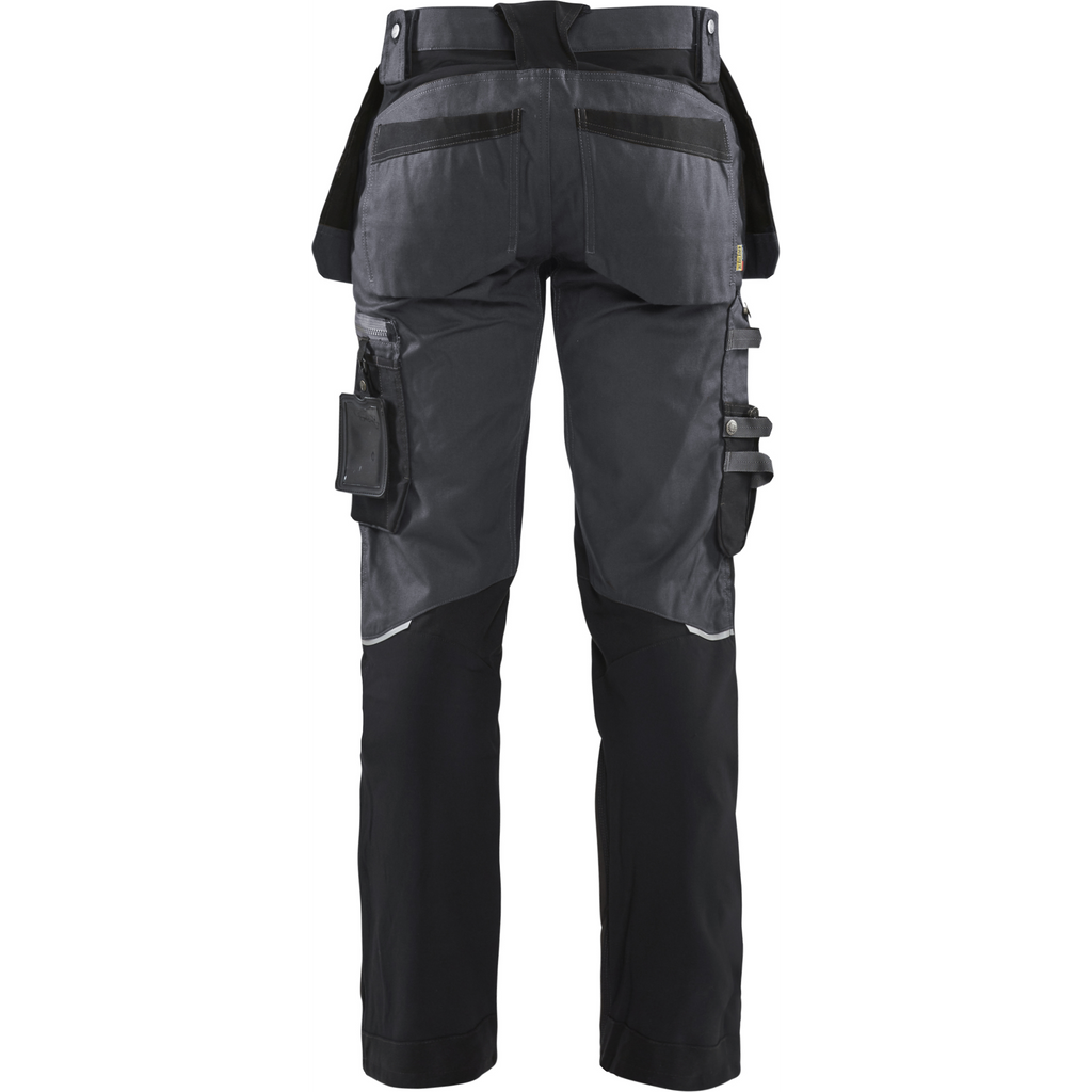 Blaklader Stretch Craftsman Work Trousers, Dark Grey/Black (4)