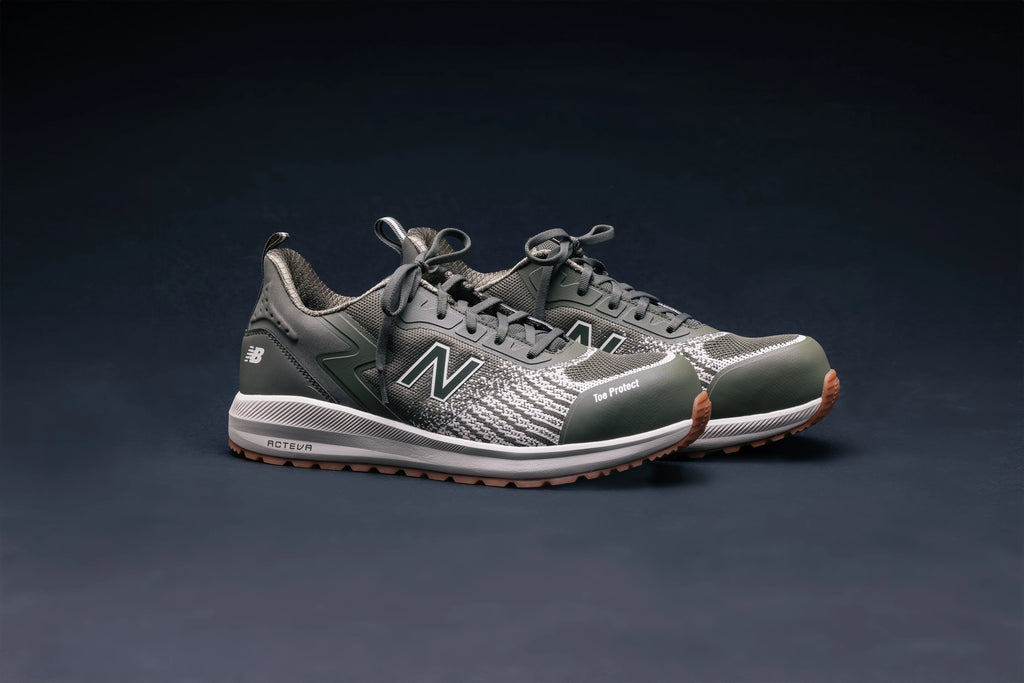 New Balance Speedware Safety Shoes S1 P SRC Olive/white (6)