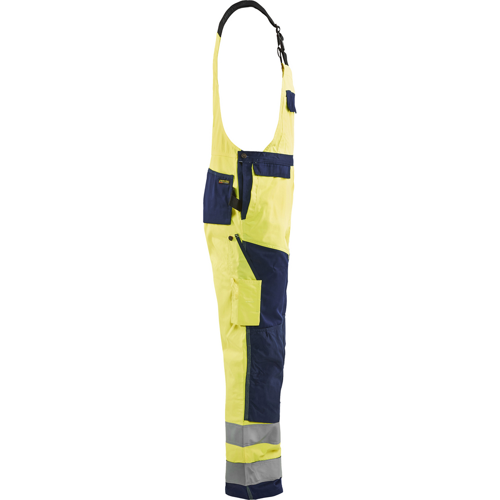 Blaklader High Vis Bib and Brace, Yellow/Navy (2)