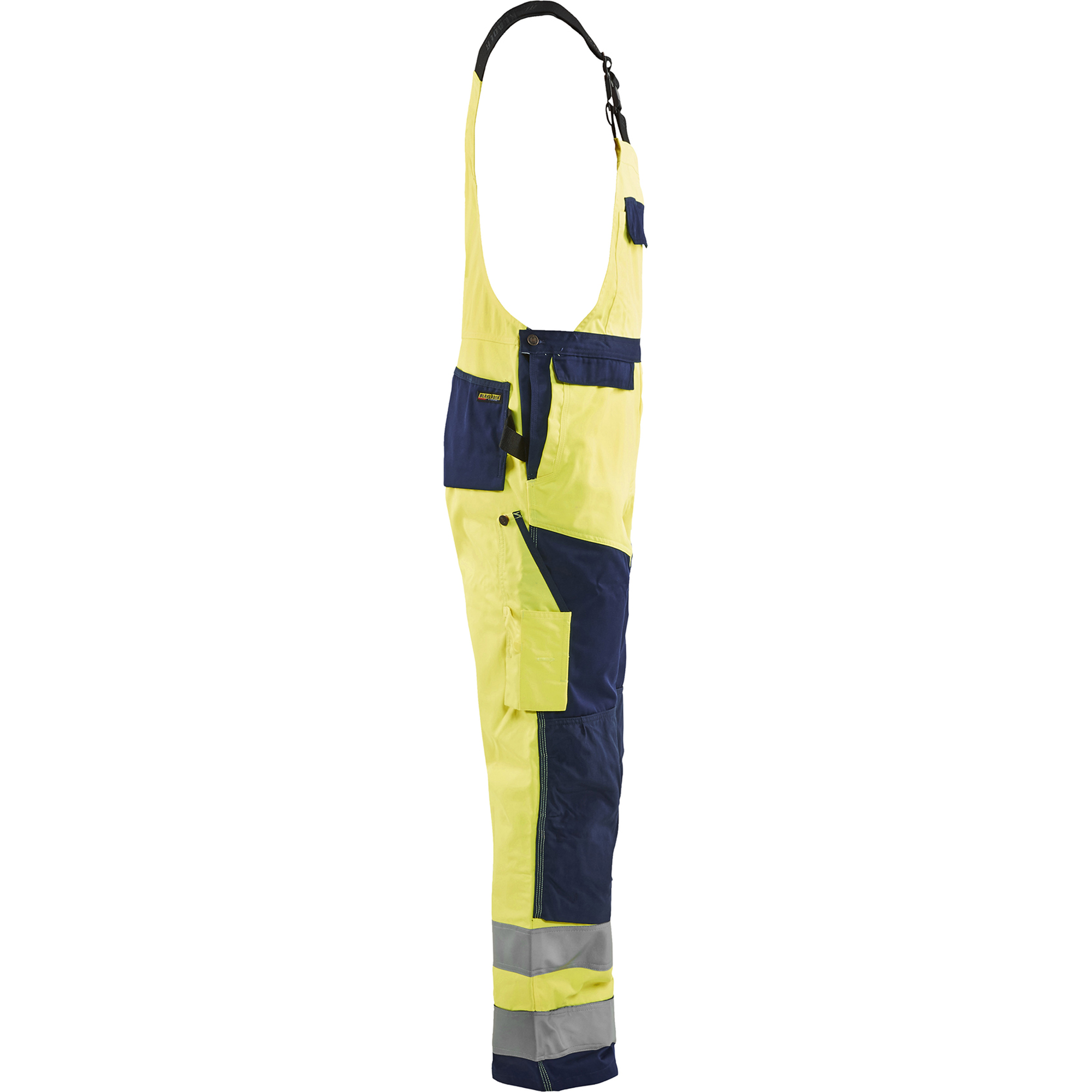 Blaklader High Vis Bib and Brace, Yellow/Navy (2)