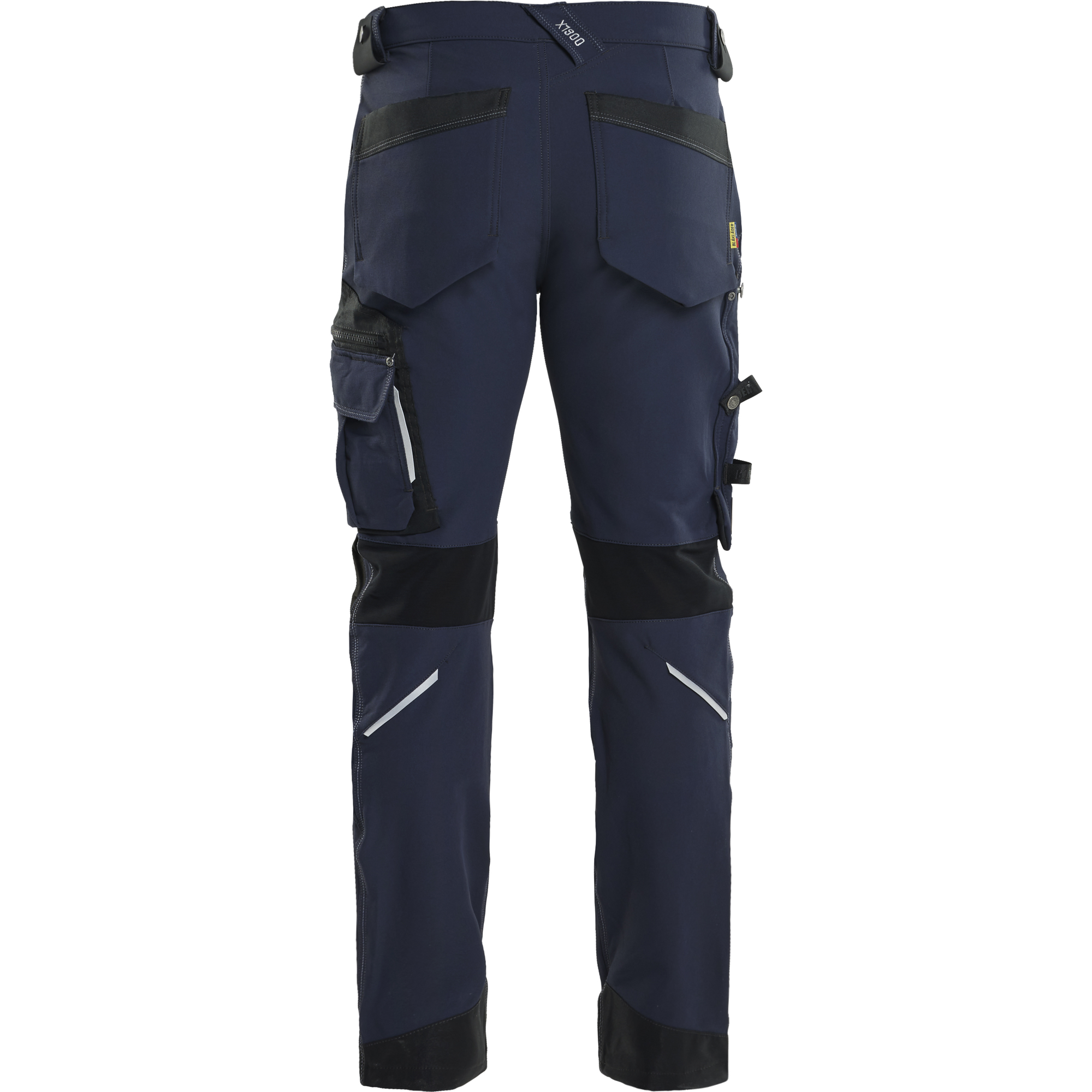 Blaklader X1900 4-Way Stretch Craftsman Work Trousers, Dark Navy/Black (4)