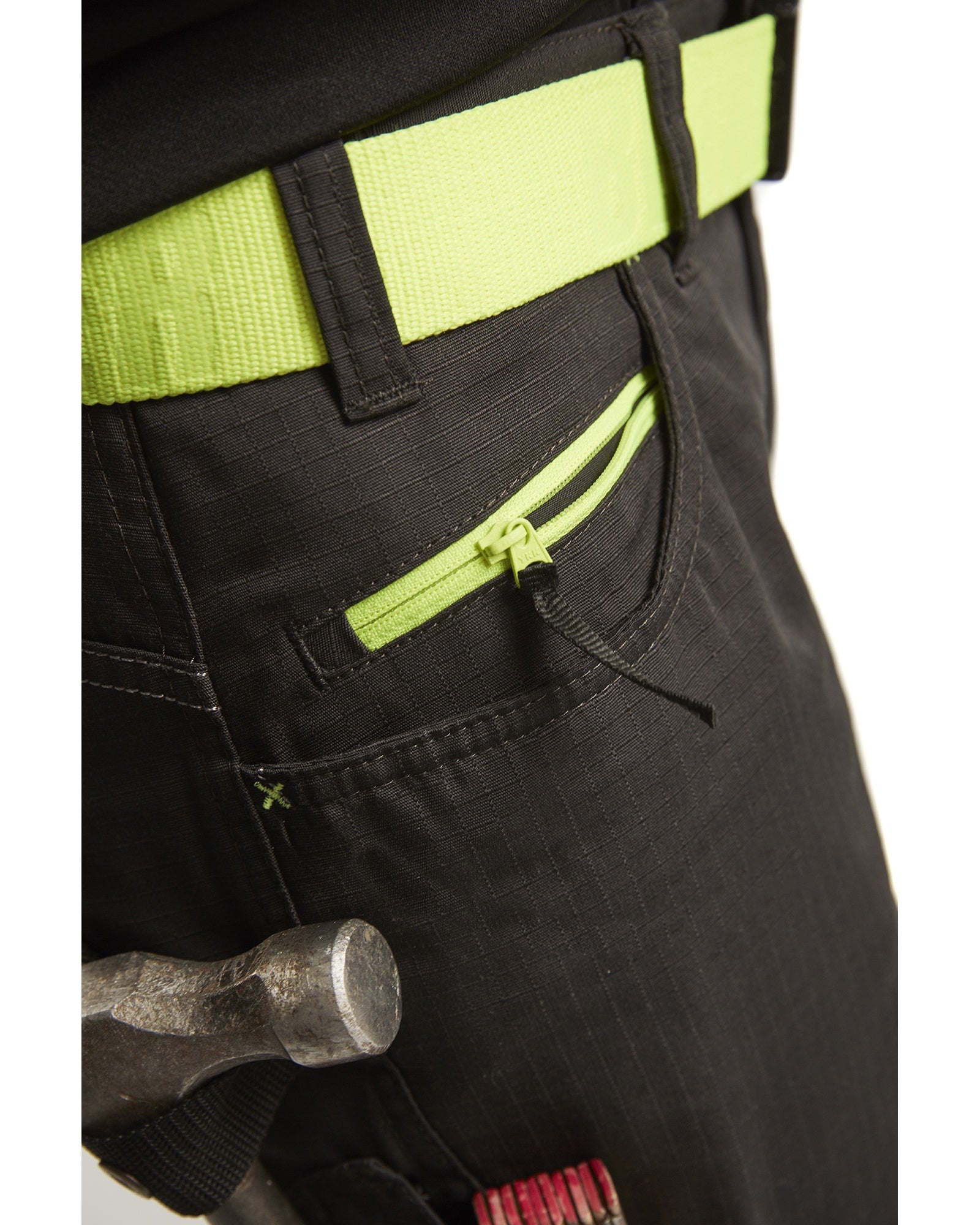 Blaklader Damen Stretch Arbeitshose, Schwarz/Gelb (9)