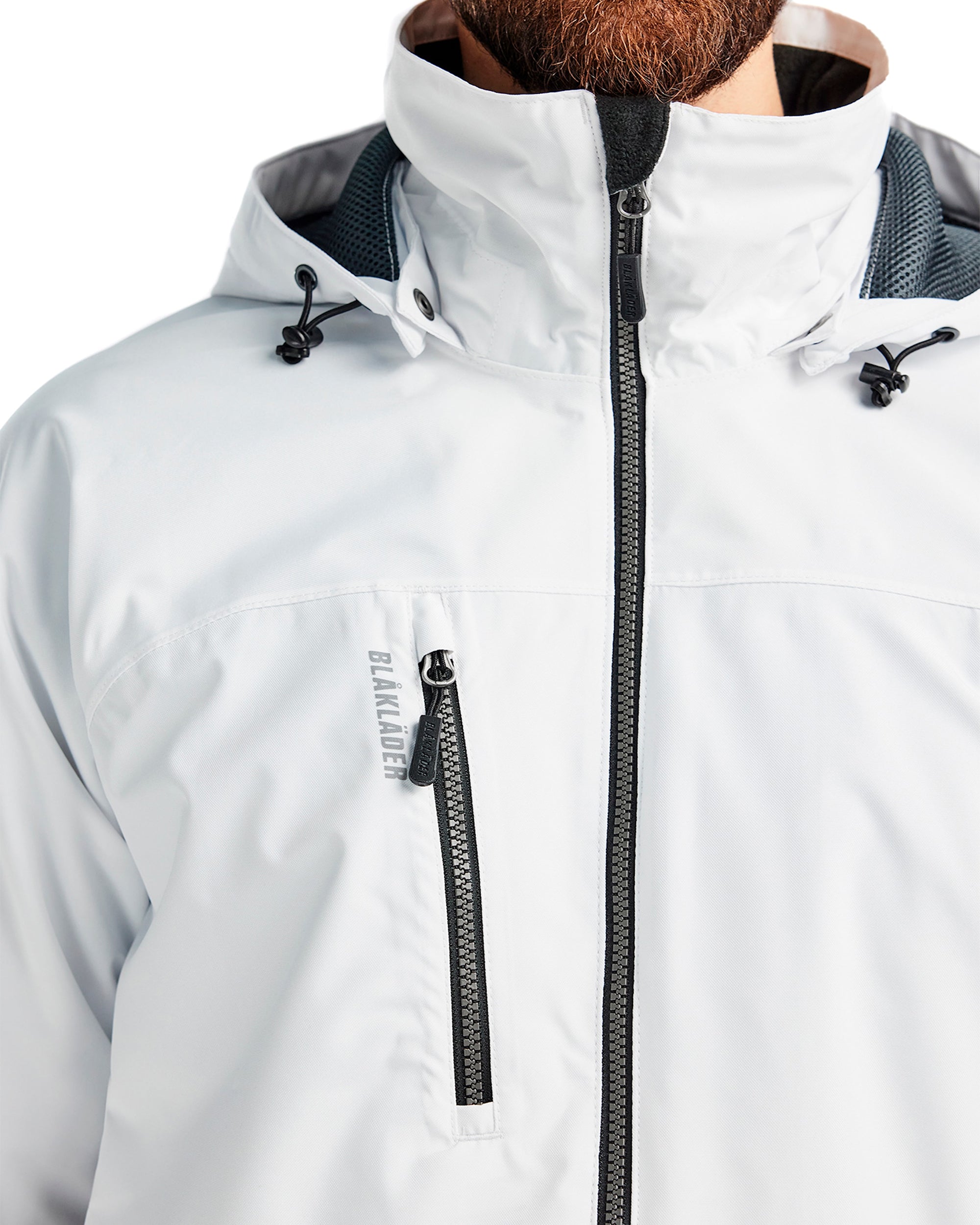 Blaklader Lined Lightweight Winter Jacket, White/Dark Grey (10)