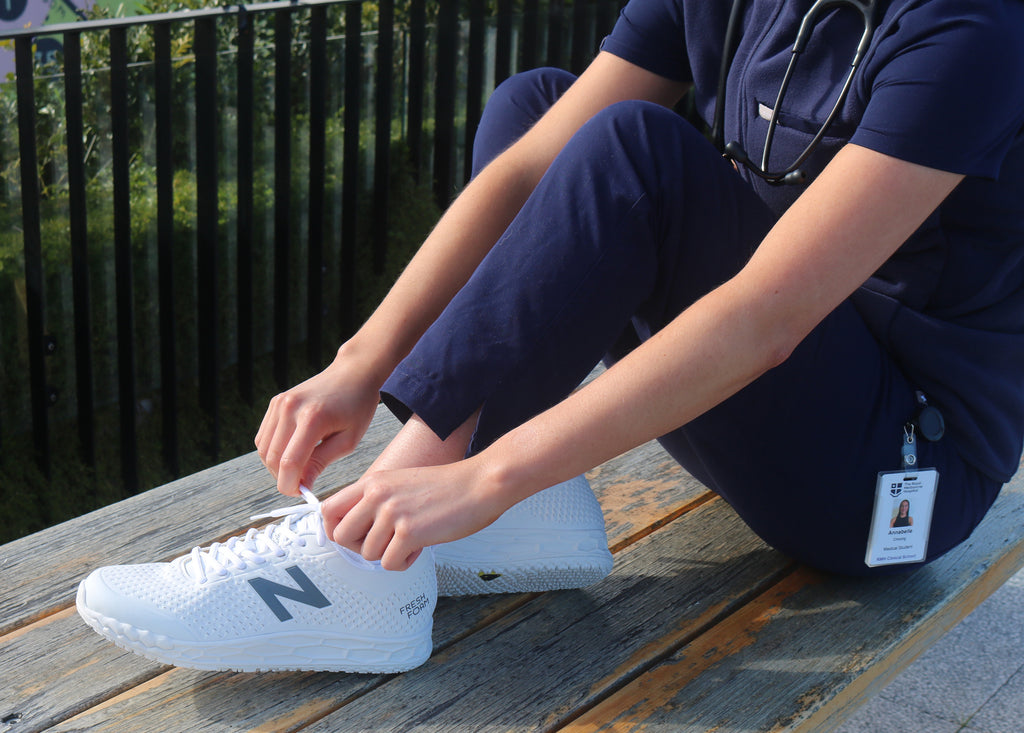 New Balance 906SR Womens Occupational Shoes OB E HRO SRC, White (13)