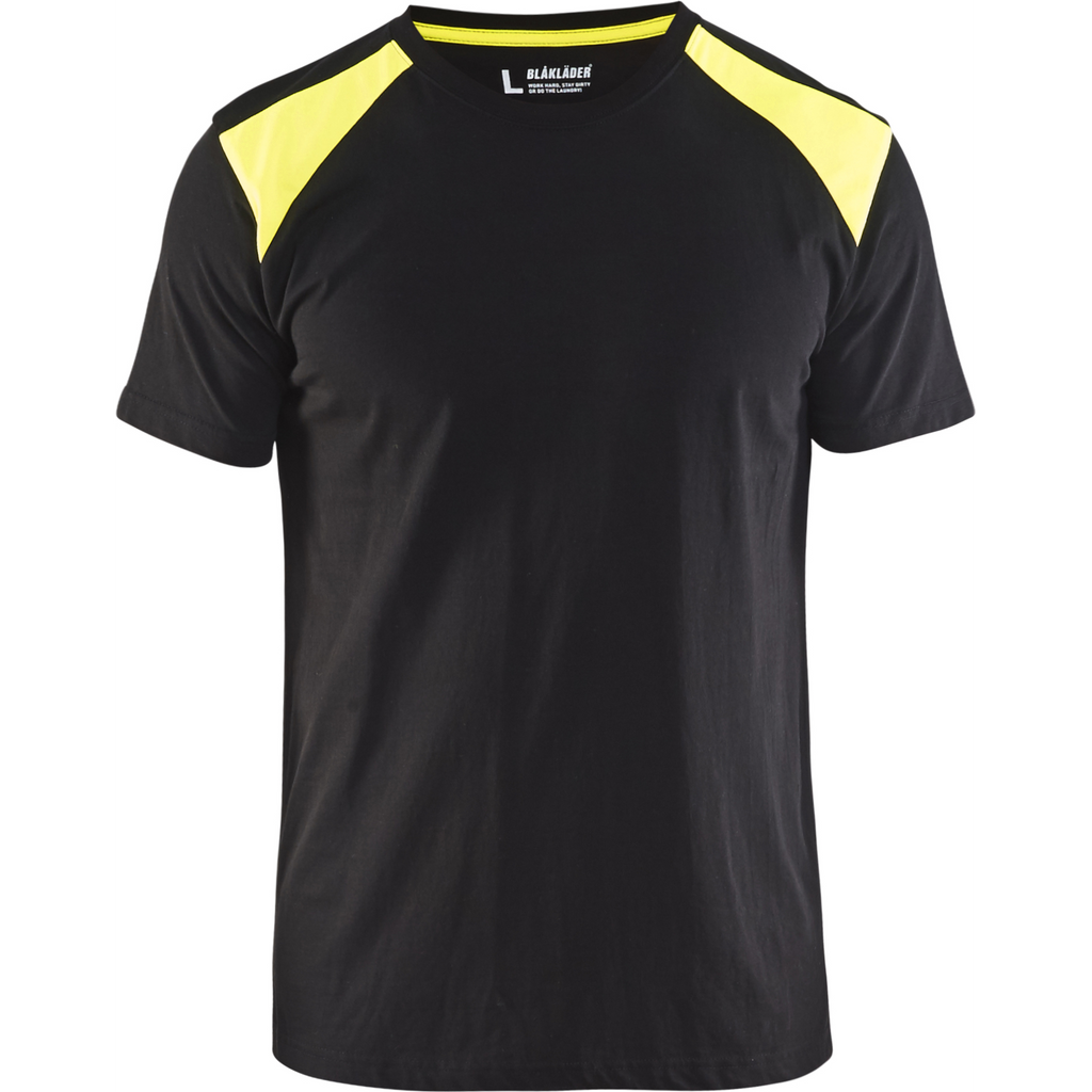 Blaklader T-Shirt, Black/Yellow