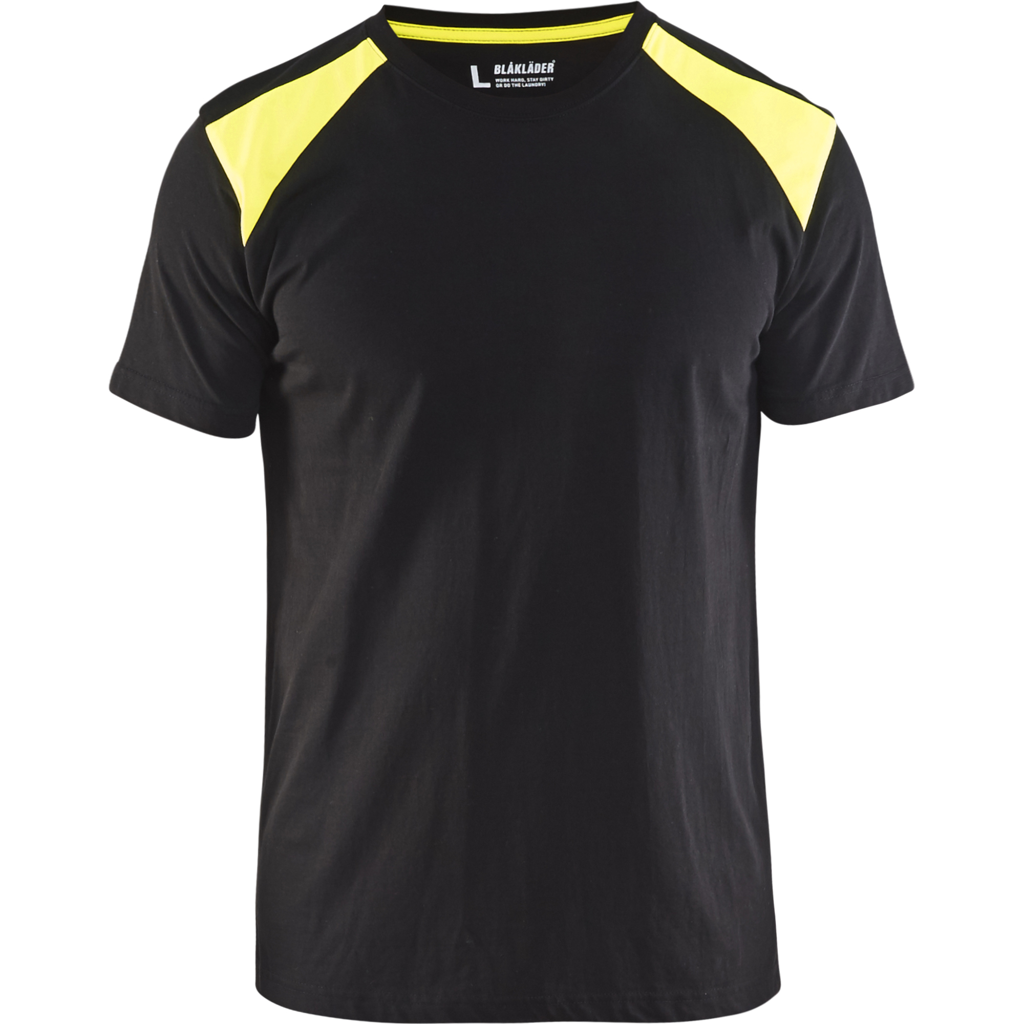 Blaklader T-Shirt, Black/Yellow