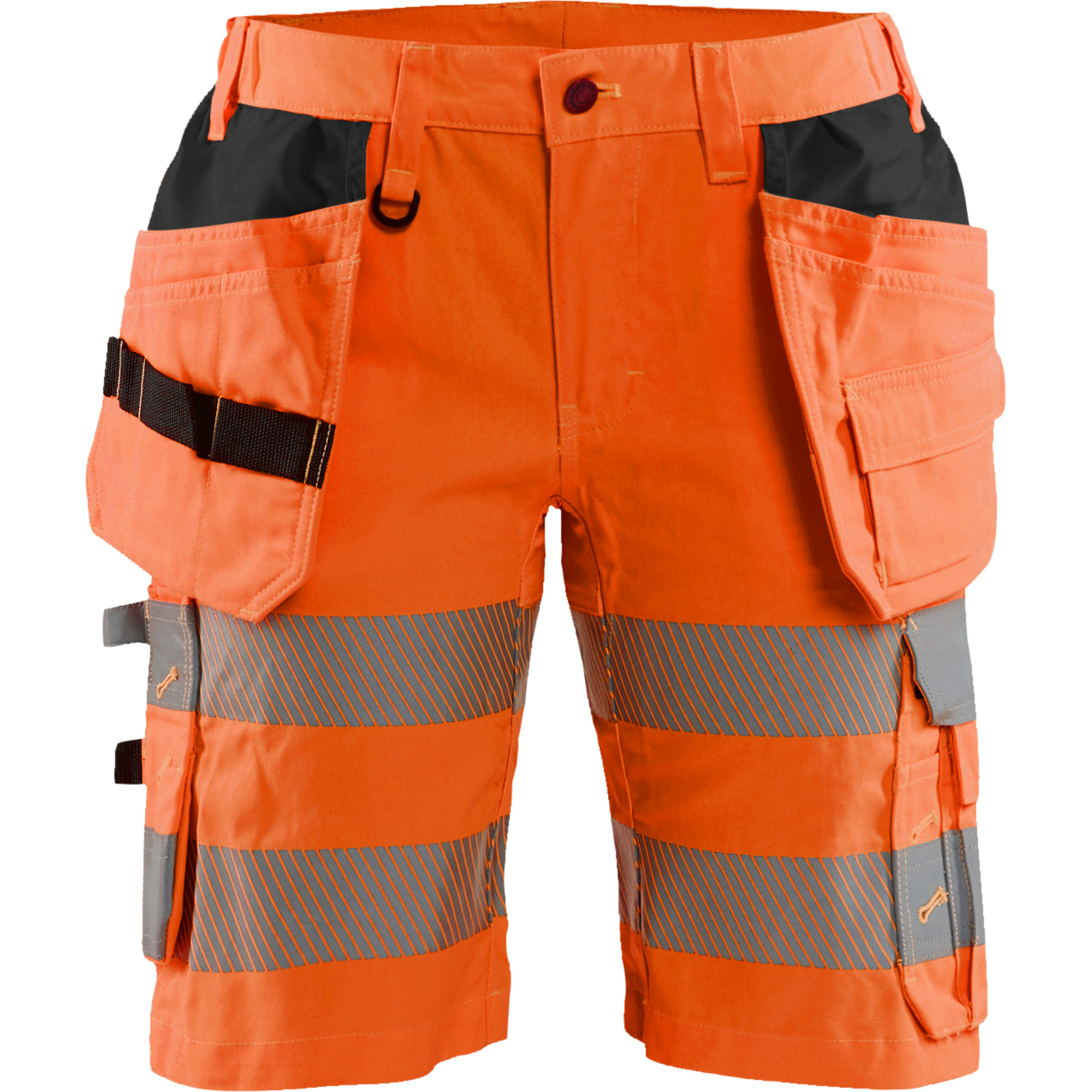 Blaklader High Vis Women's Stretch Shorts, Orange