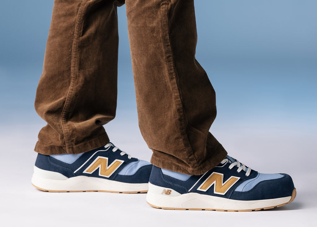 New Balance Elite Lite Safety Shoes S1 PL HRO FO SC SR Blue/coffee (18)