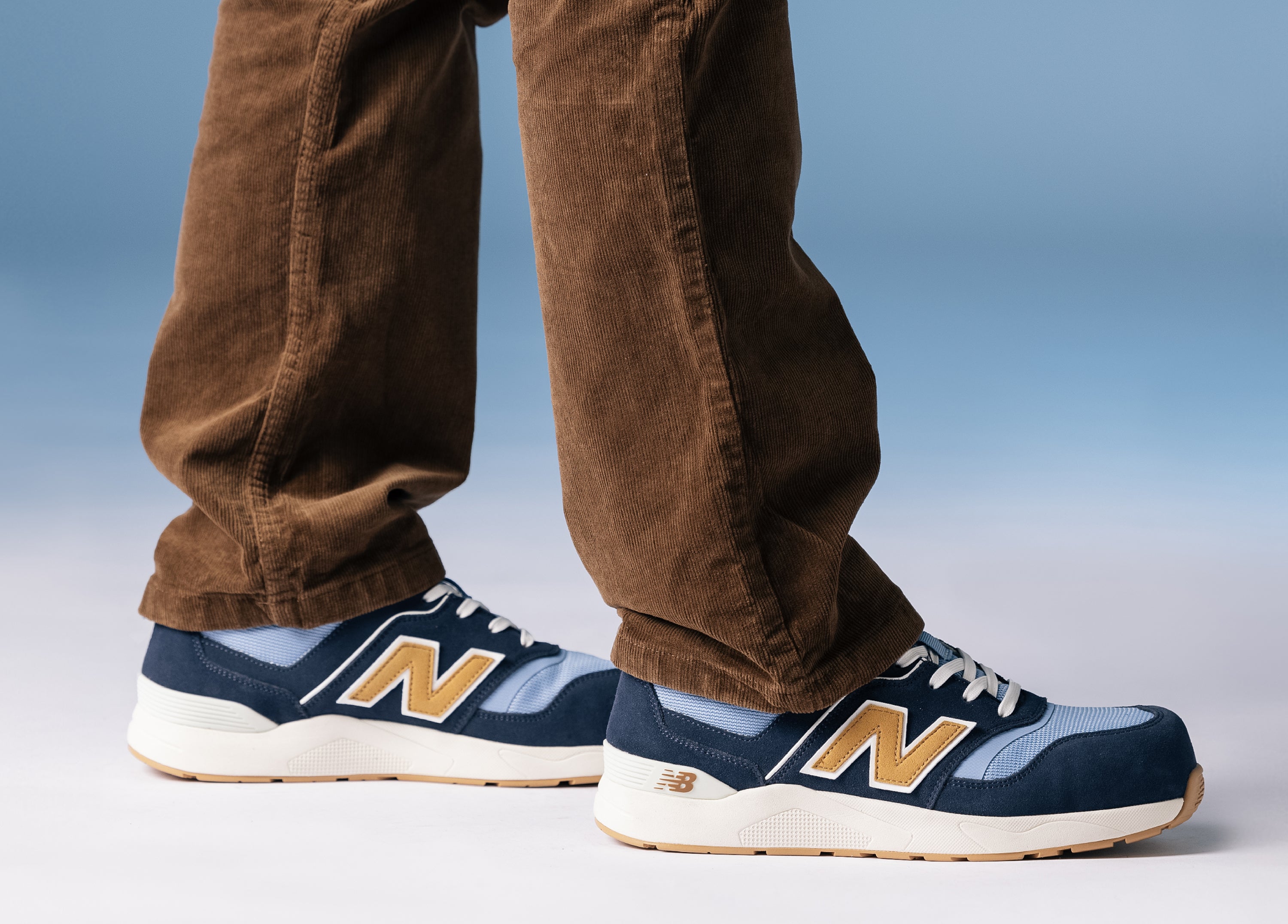 New Balance Elite Lite Safety Shoes S1 PL HRO FO SC SR Blue/coffee (18)