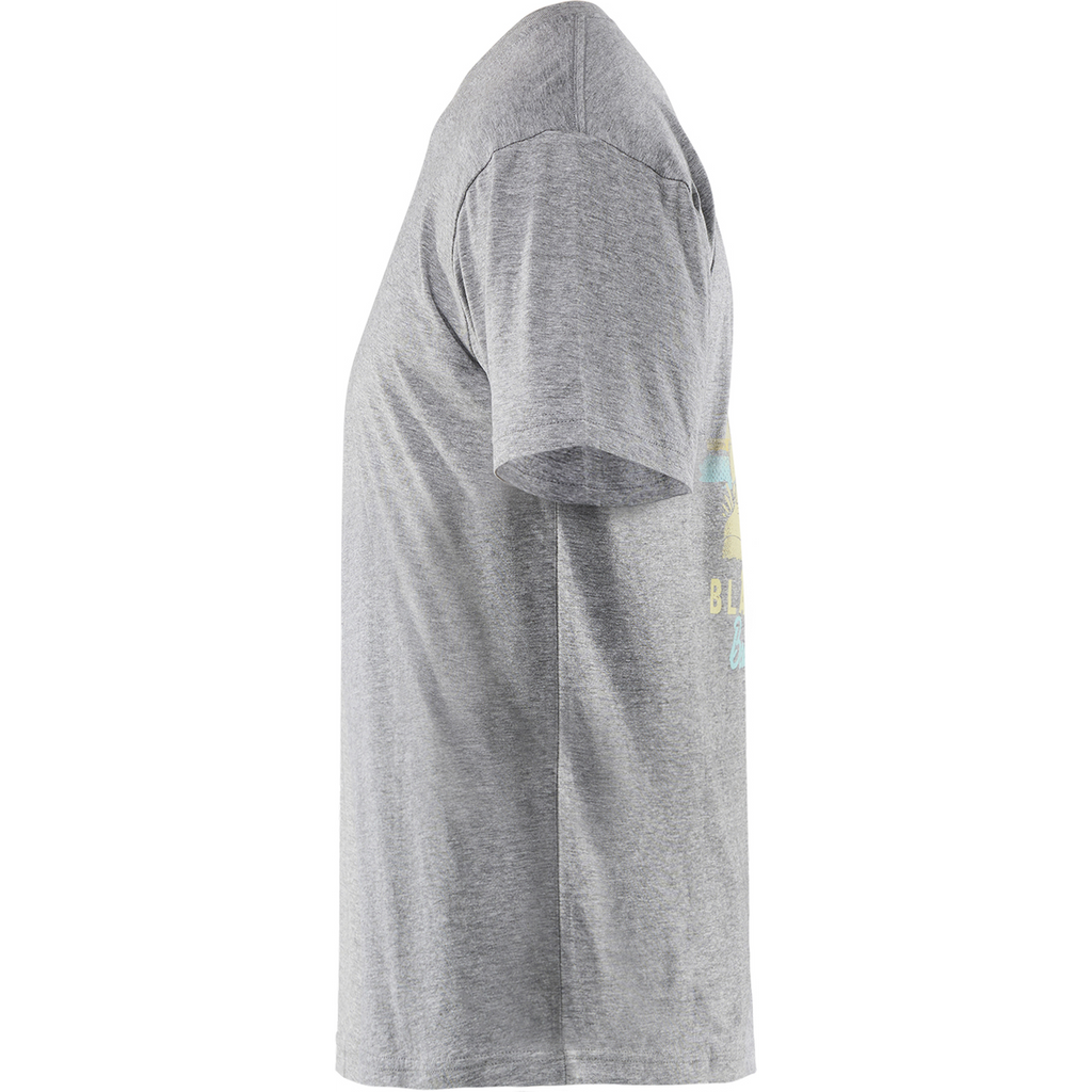 Blaklader Blaklader Beach Club T-Shirt, Grey Melange (3)