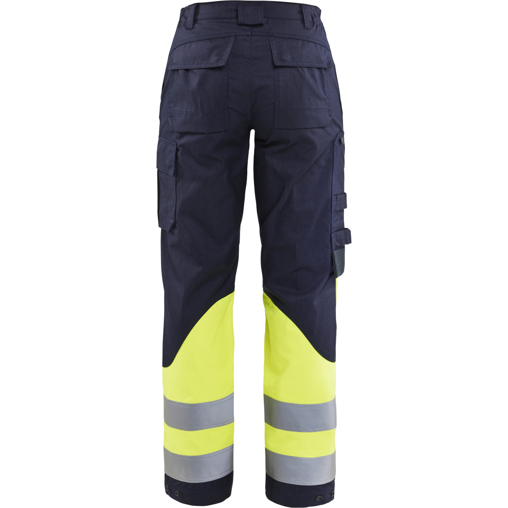 Blaklader Ladies Multi-Norm Work Trousers, Navy/Yellow (3)