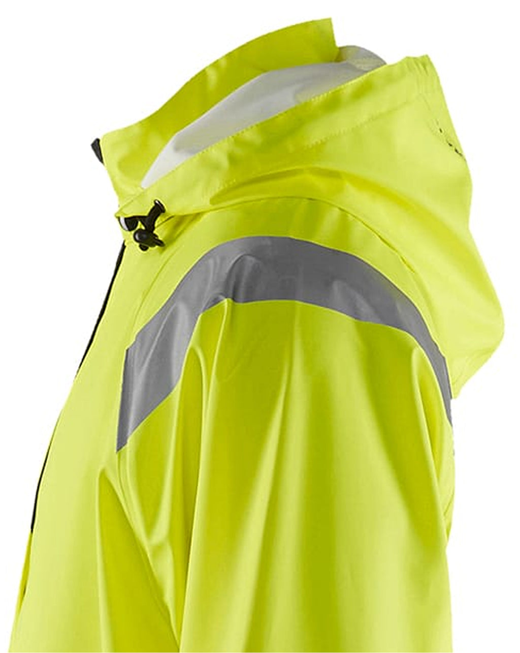 Blaklader High Vis Rain Jacket, Yellow/Navy Blue (5)